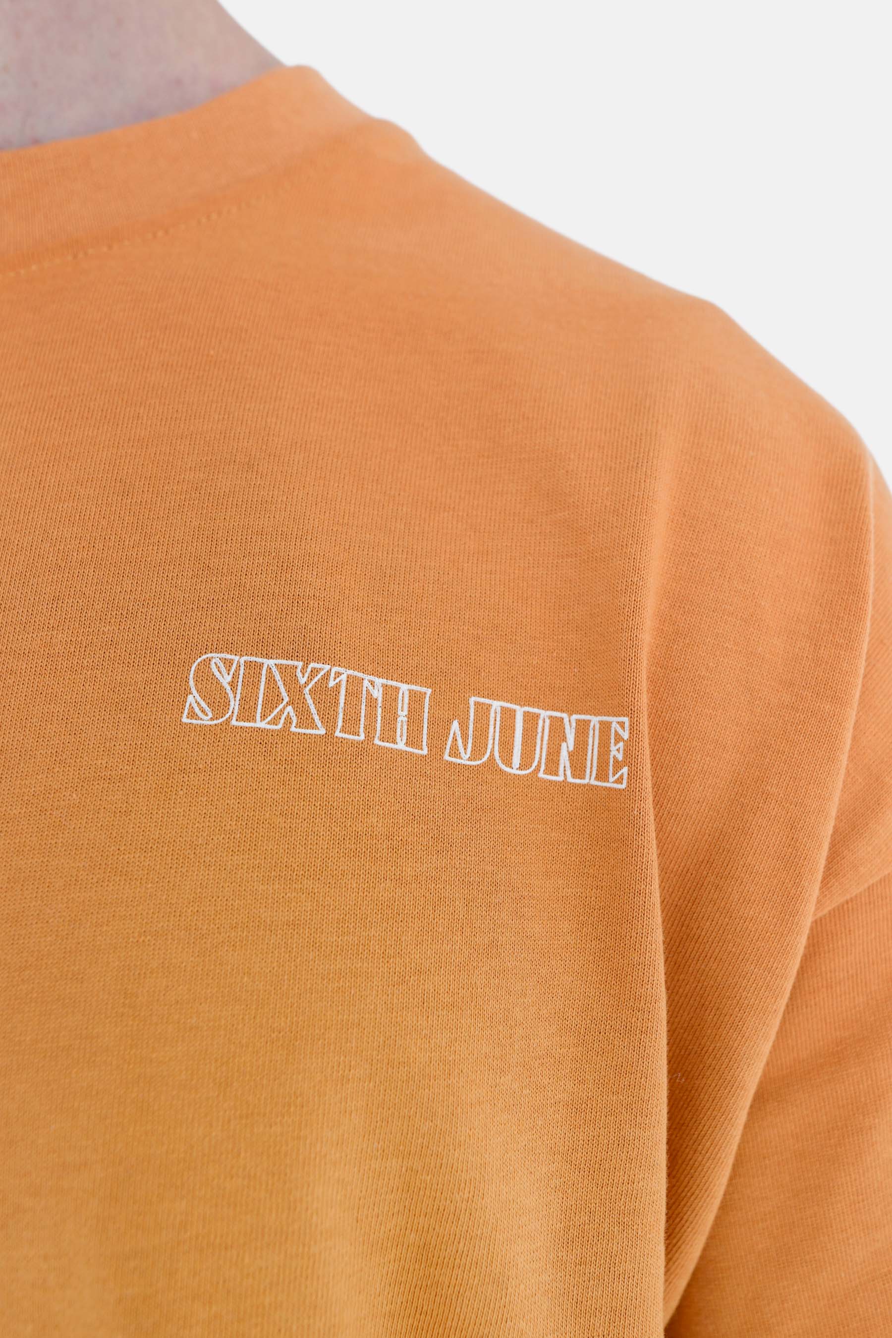 Orangenfrucht-T-Shirt