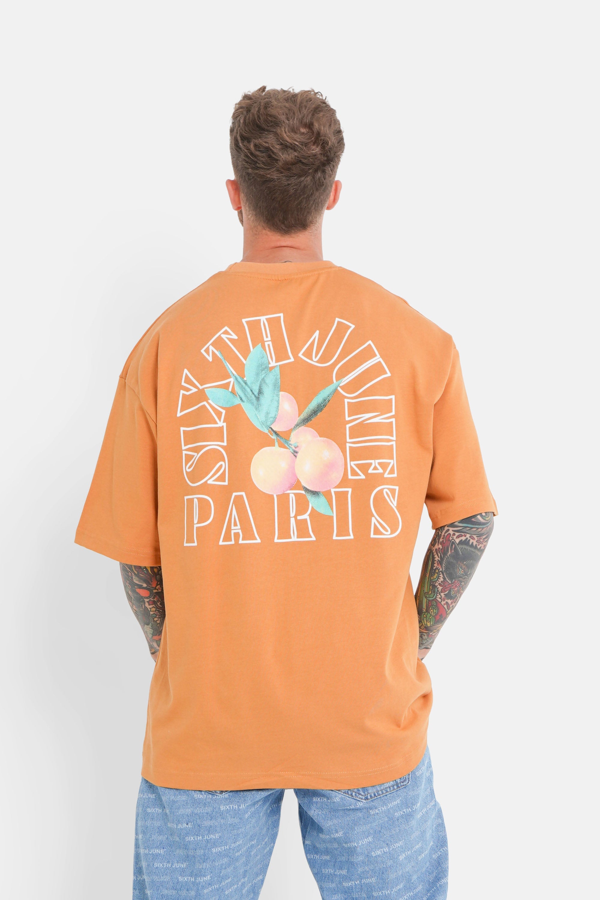 Orangenfrucht-T-Shirt