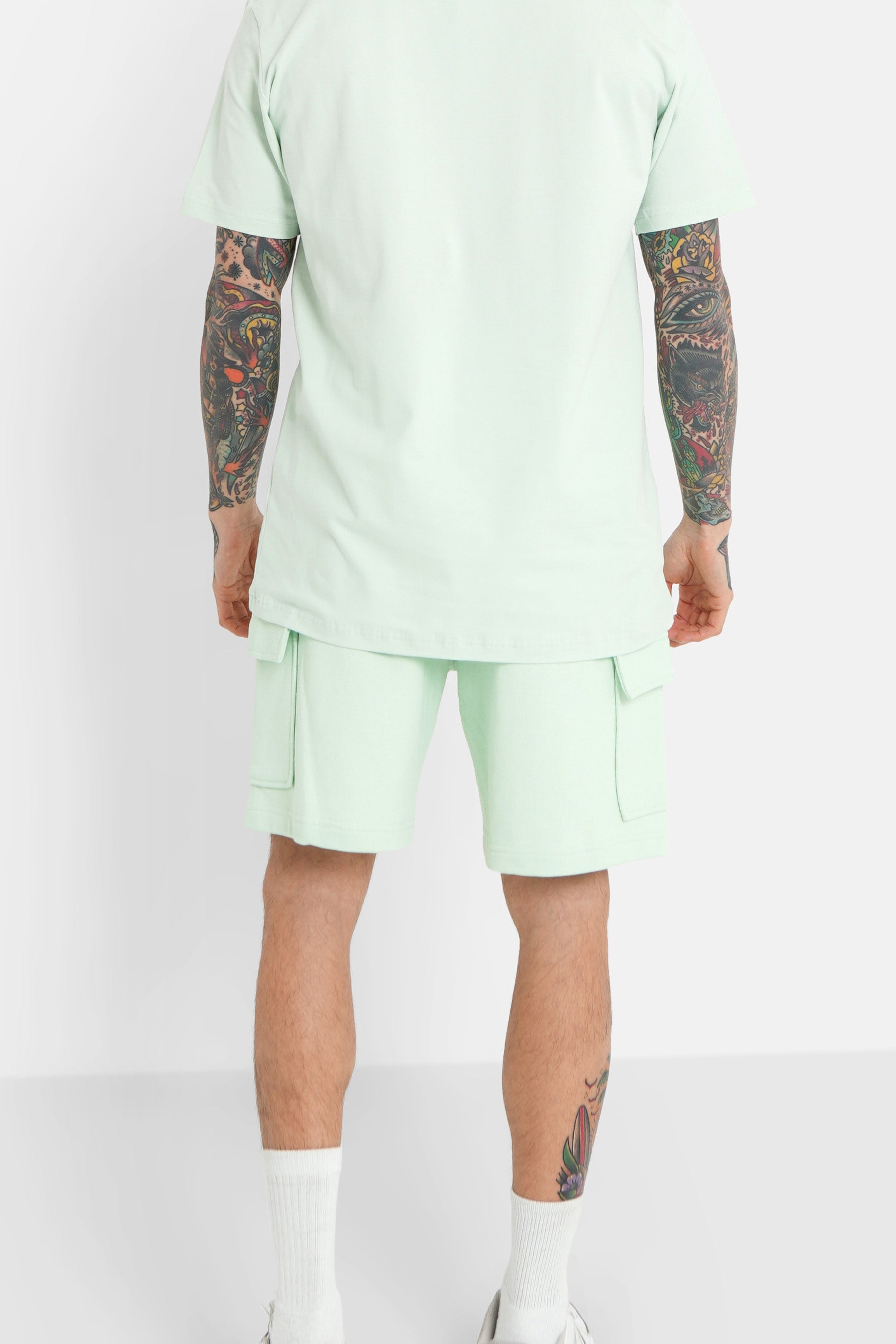 Cargo pocket shorts light Green