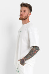 T-shirt logo gothique Blanc