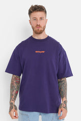 Central logo t-shirt dark Purple