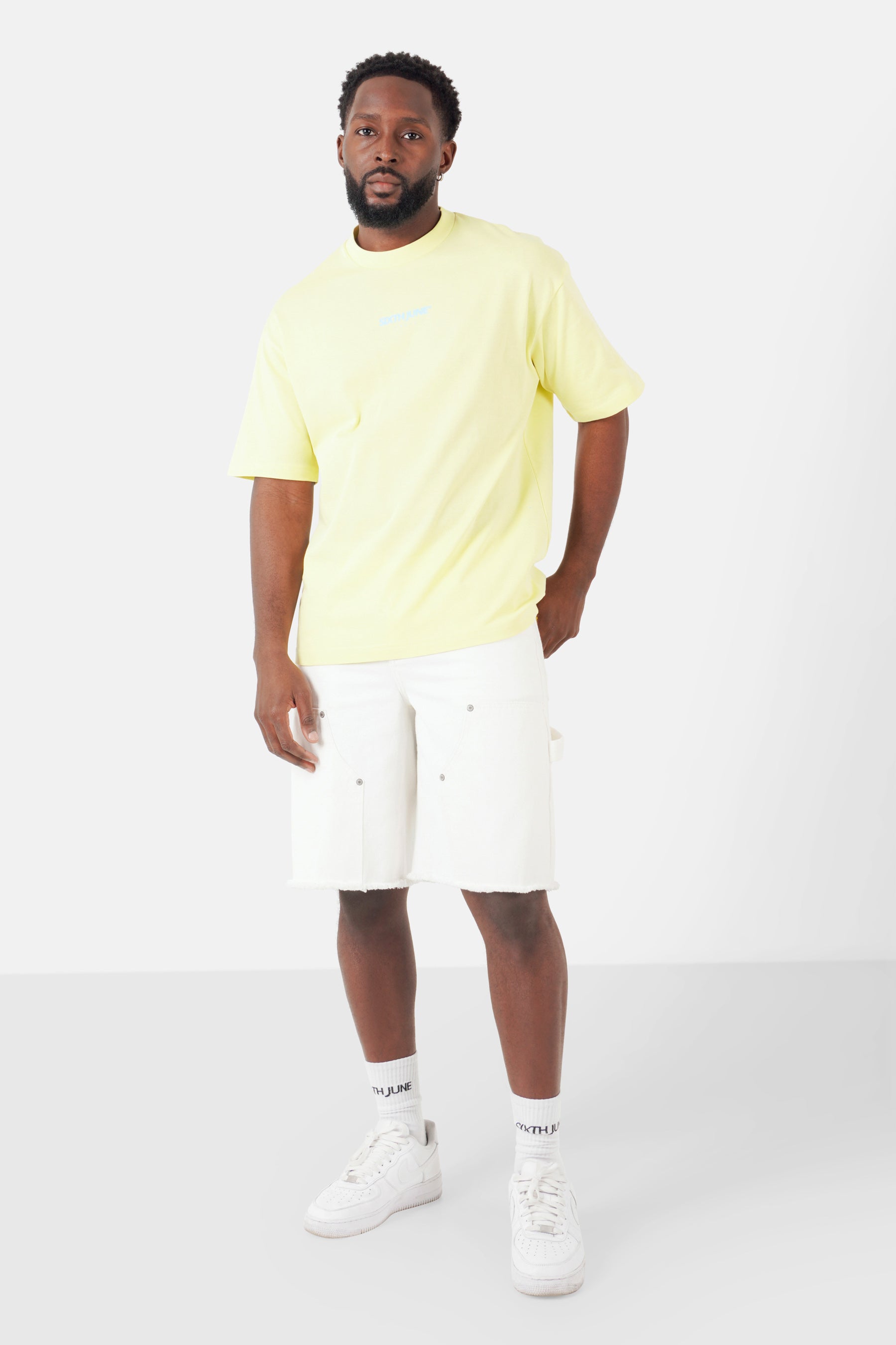 Central logo t-shirt Yellow