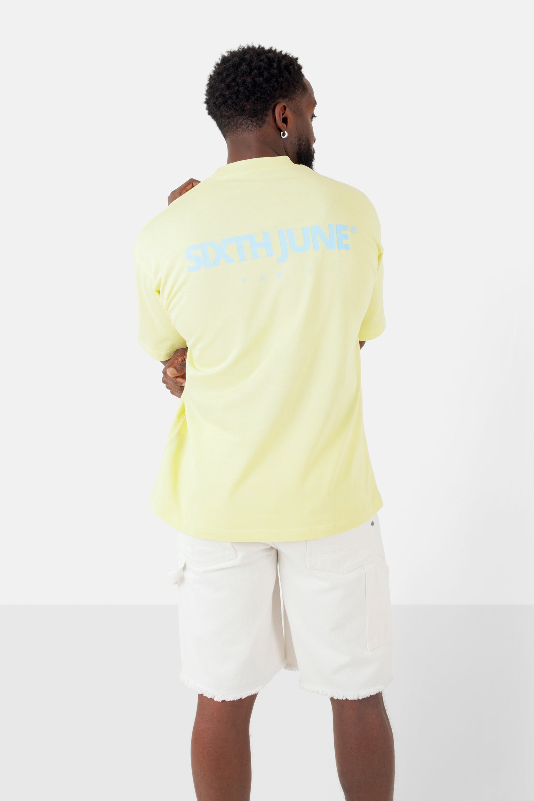 Central logo t-shirt Yellow