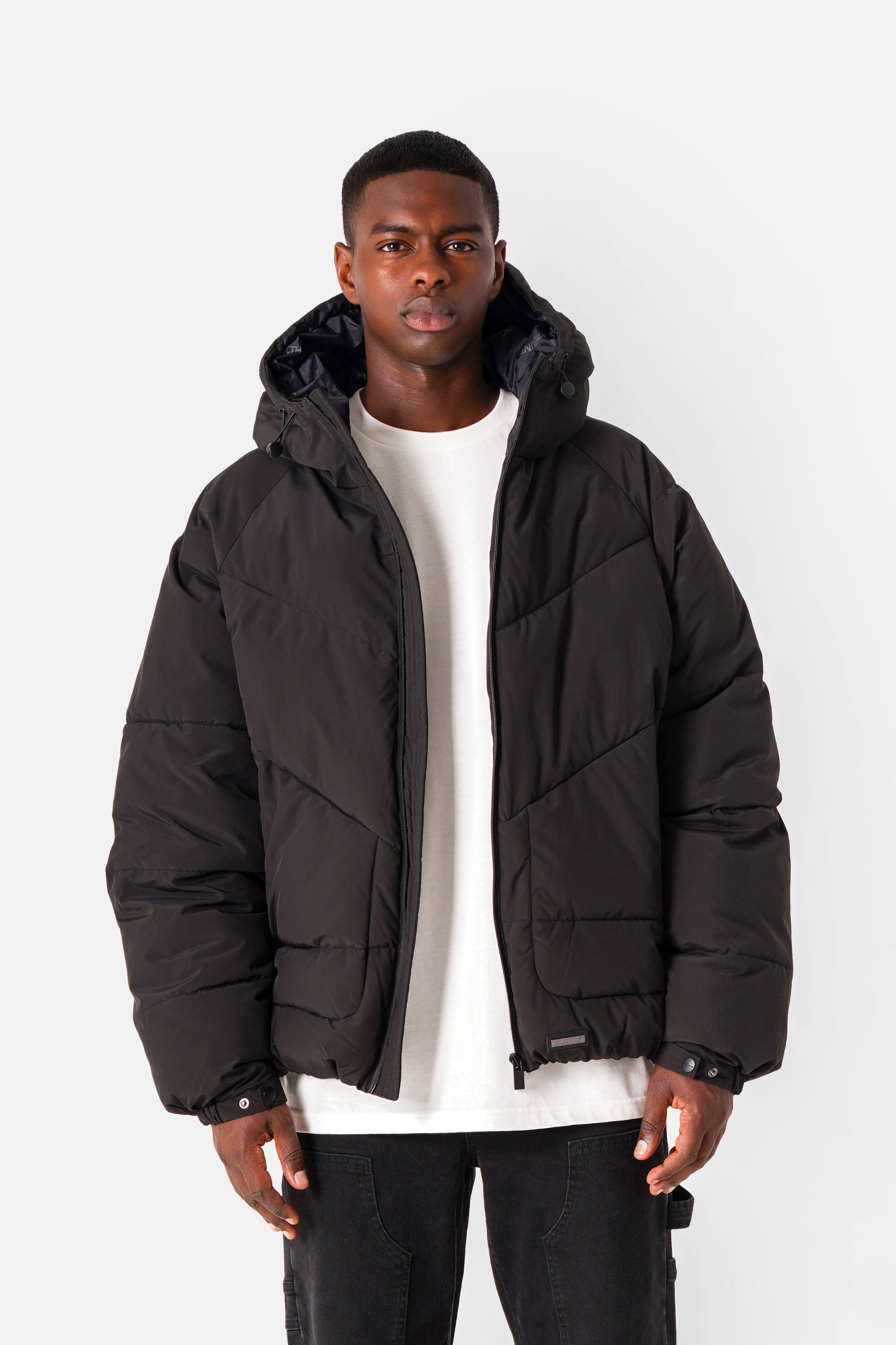 Puffer jacket w/ hood