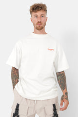 Buntes Logo-T-Shirt Weiß