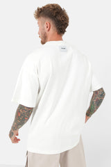 Buntes Logo-T-Shirt Weiß