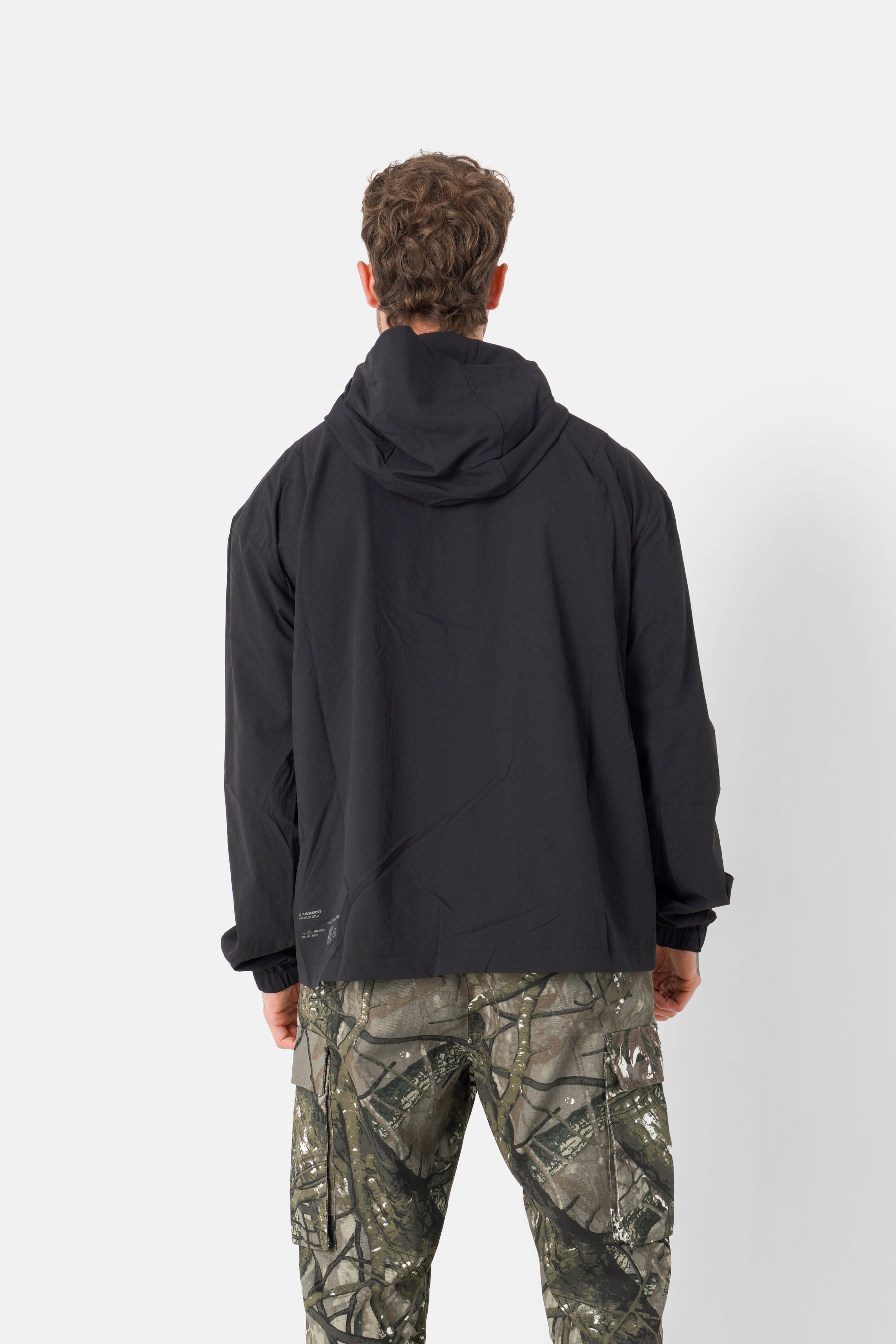 Nylon-Tech-Leichtjacke 23936-BLAC