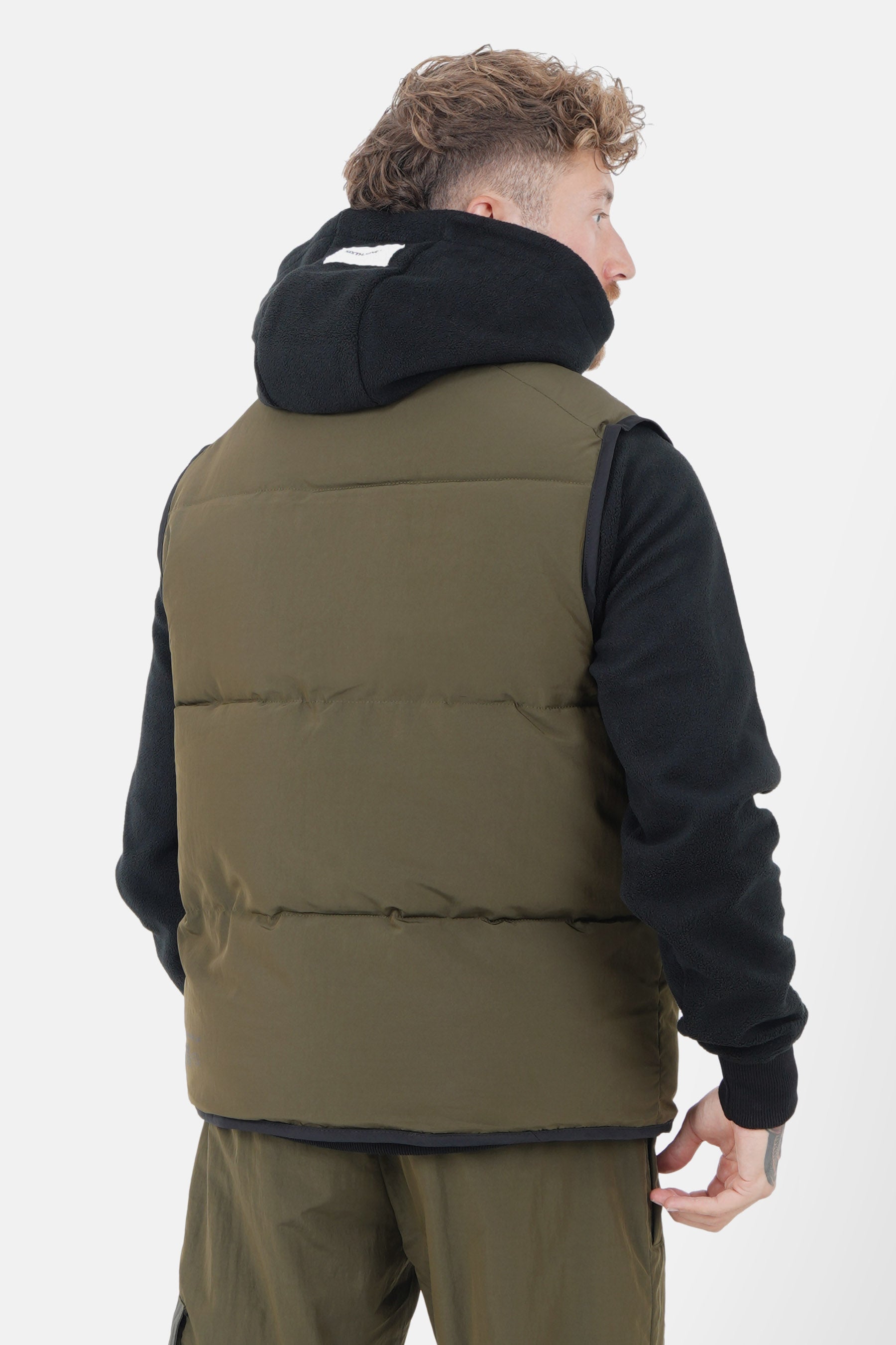 NYLON TECH w/s puffer jacket