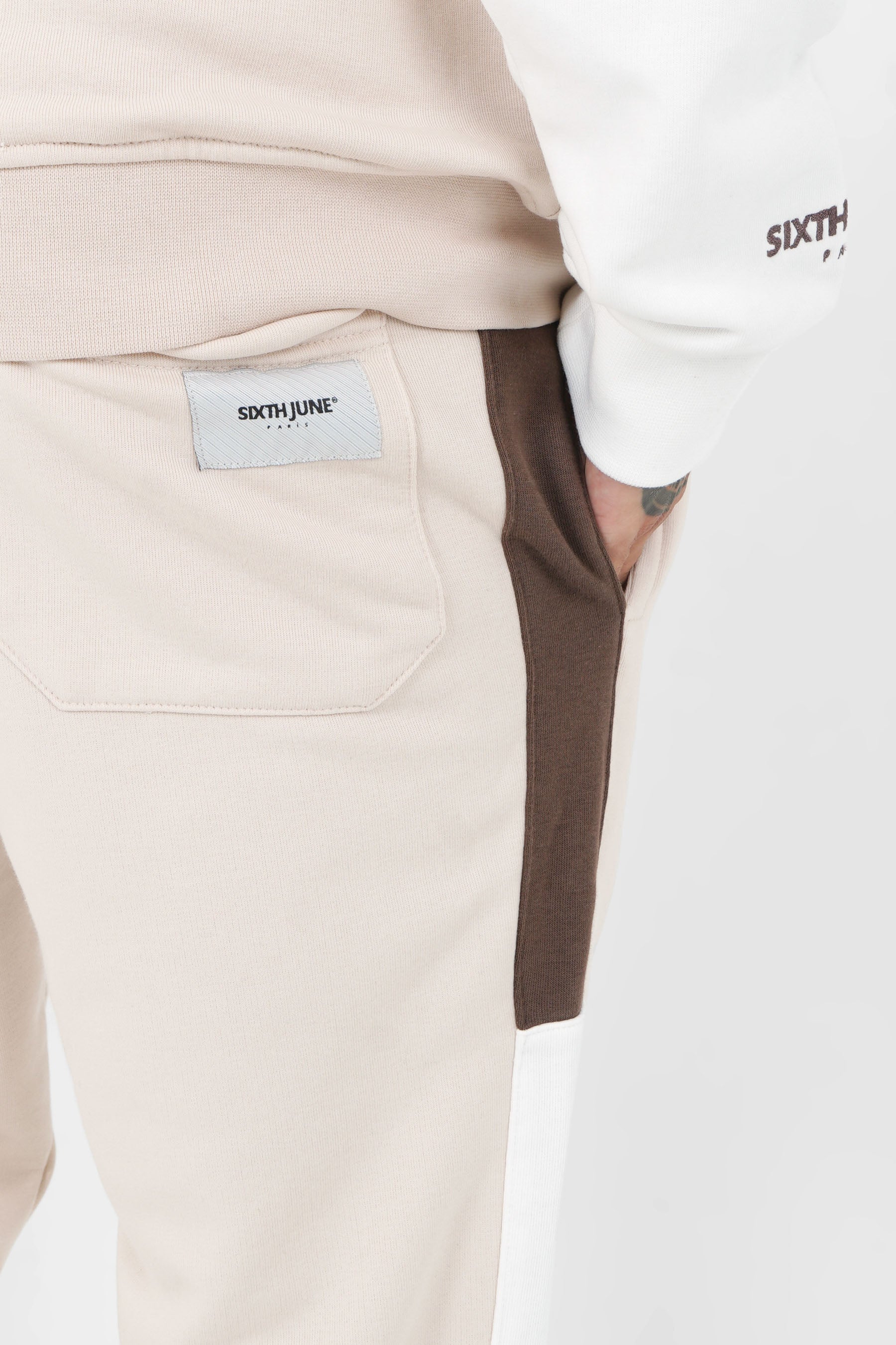 TRICOLORED jogger pant