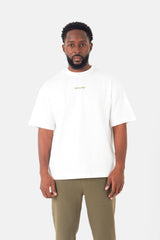 Weißes T-Shirt mit Azulejo-Muster