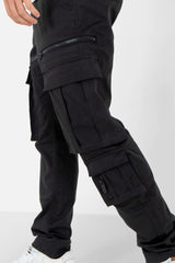 Pockets cargo pants Black