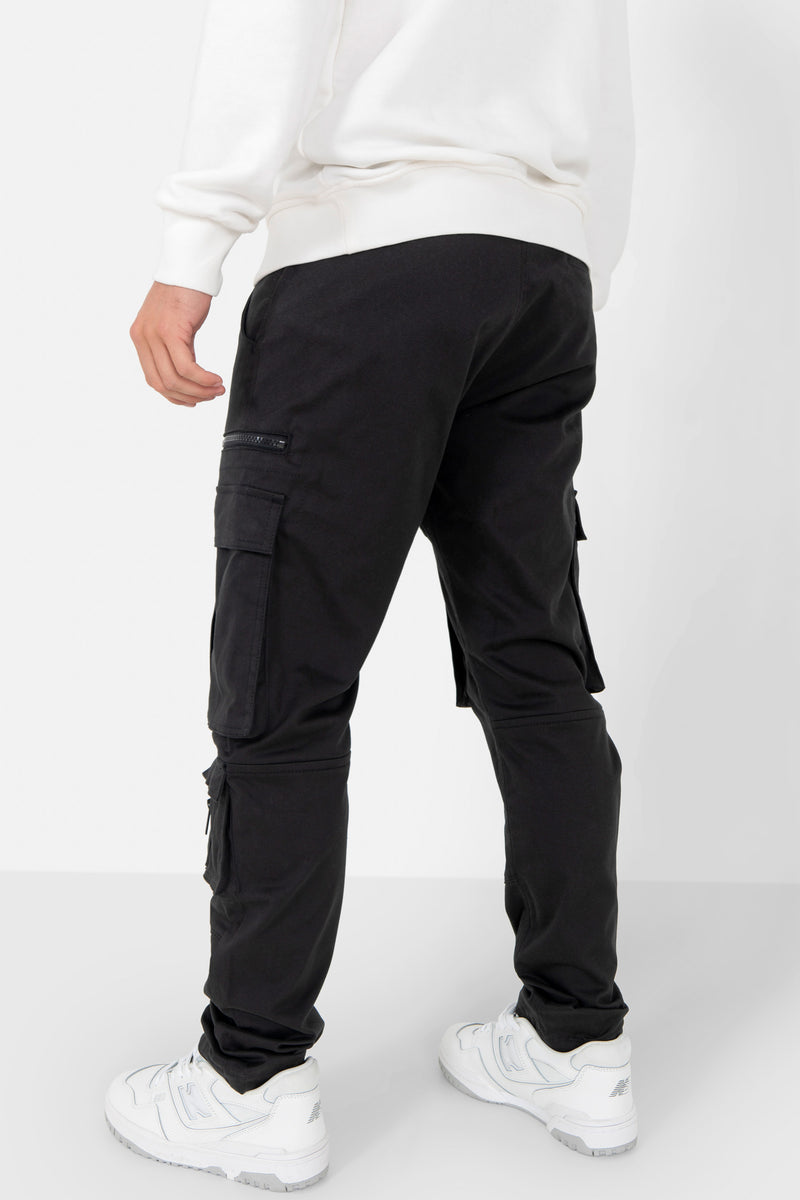 Pantalon cargo multi poche  Noir