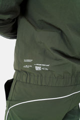Logo band nylon jacket khaki Green