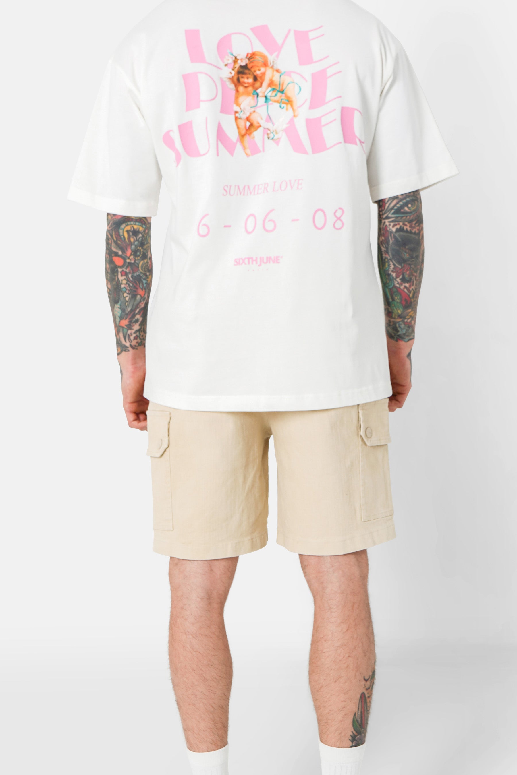 Short cargo cordon Beige