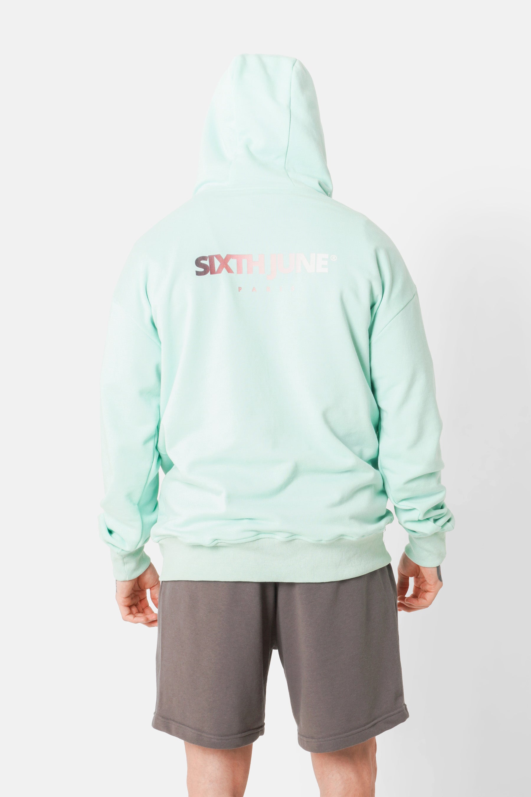 Sweatshirt logo  tie and dye Vert clair