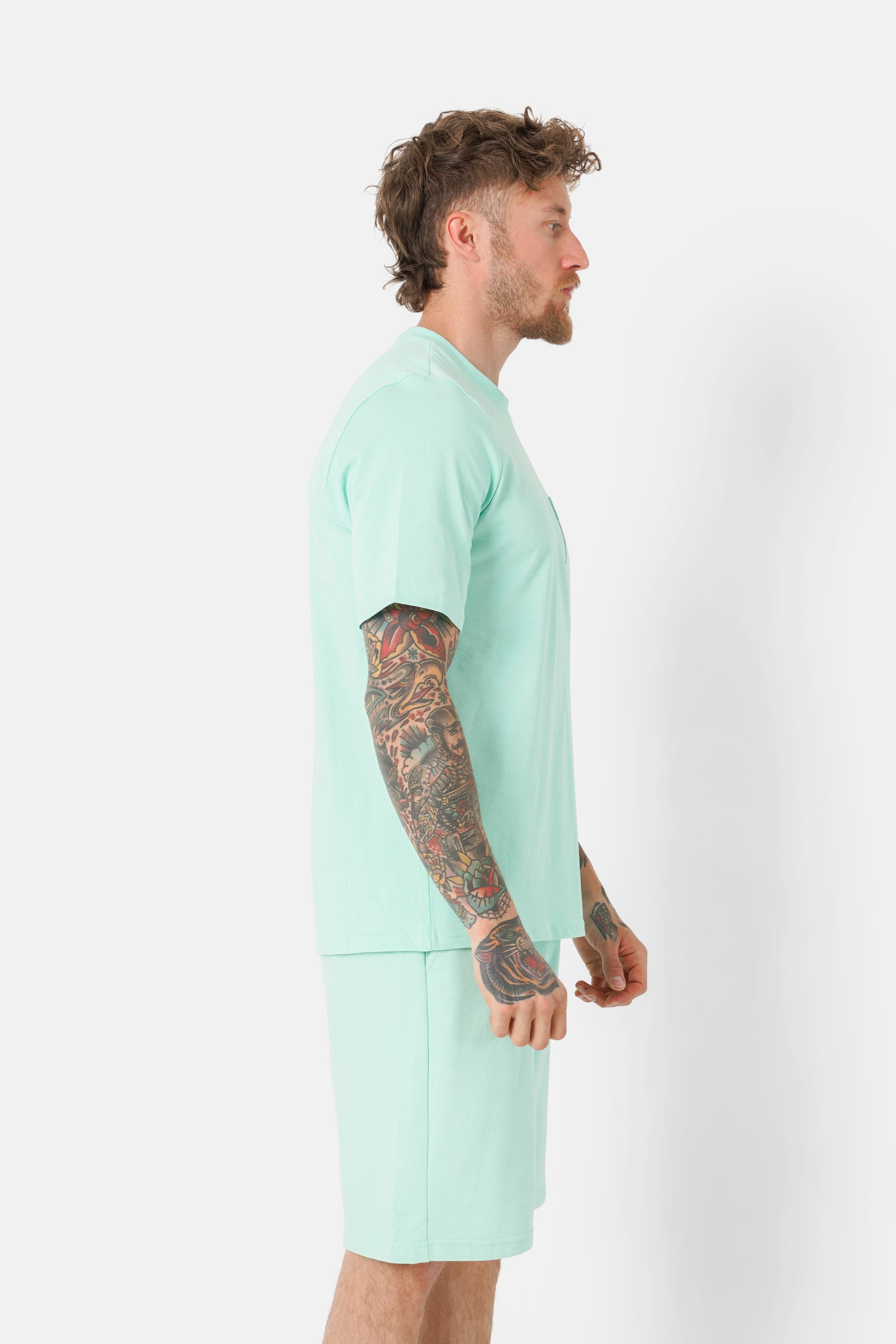 T-shirt poche bandana Vert clair