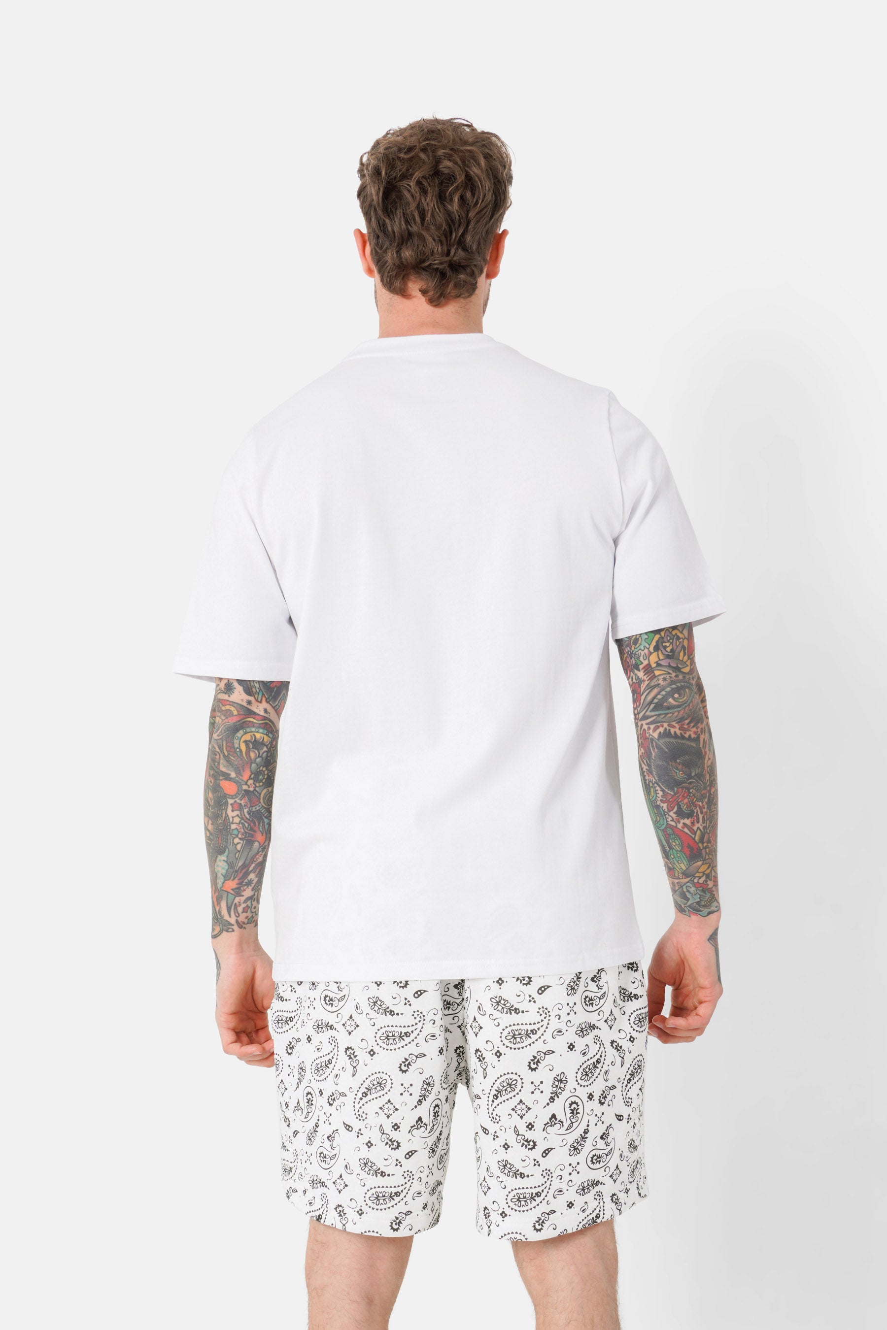 T-shirt poche bandana Blanc