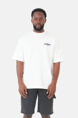 T-Shirt mit Lightning-Logo-Print Weiß