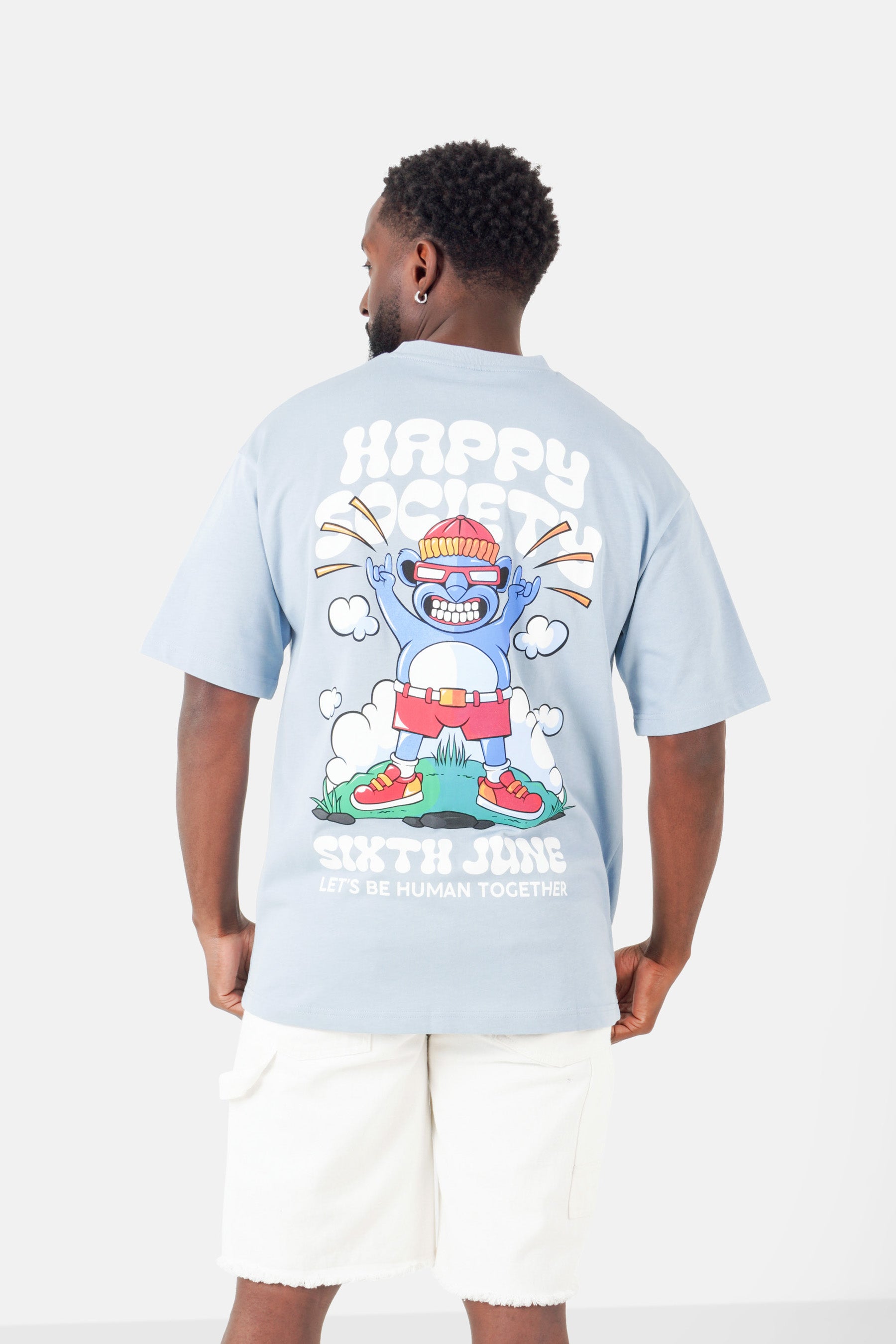 SOCIETY printed s/s t-shirt