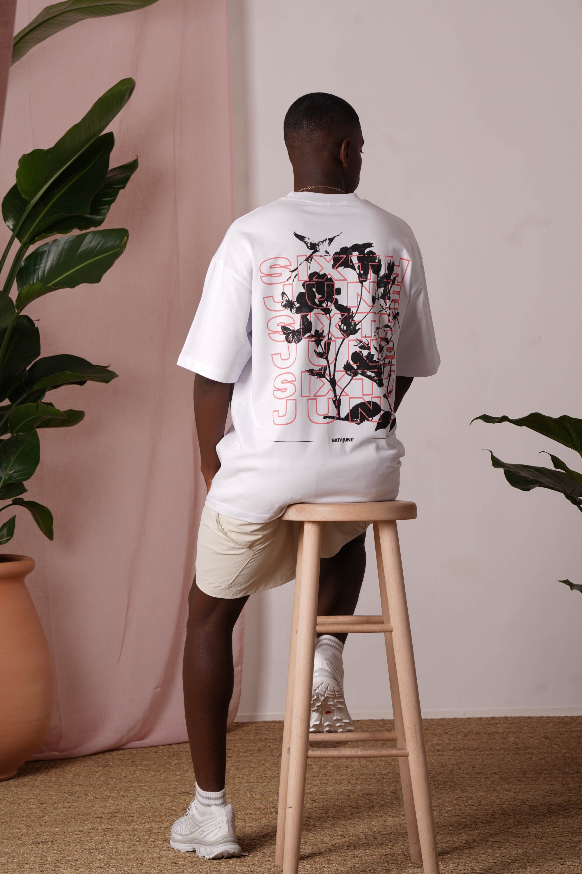 FLORAL printed s/s t-shirt