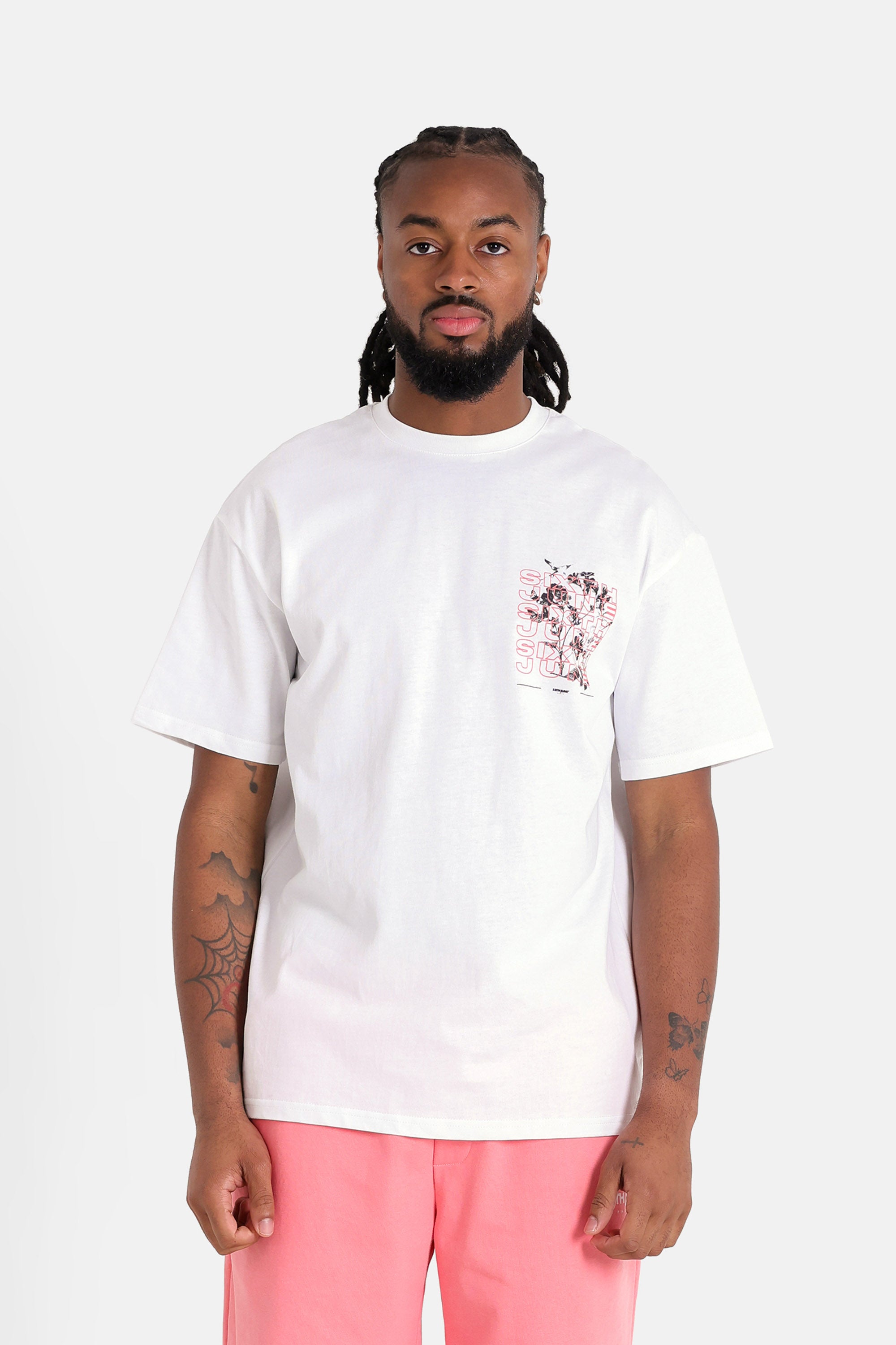 FLORAL printed s/s t-shirt