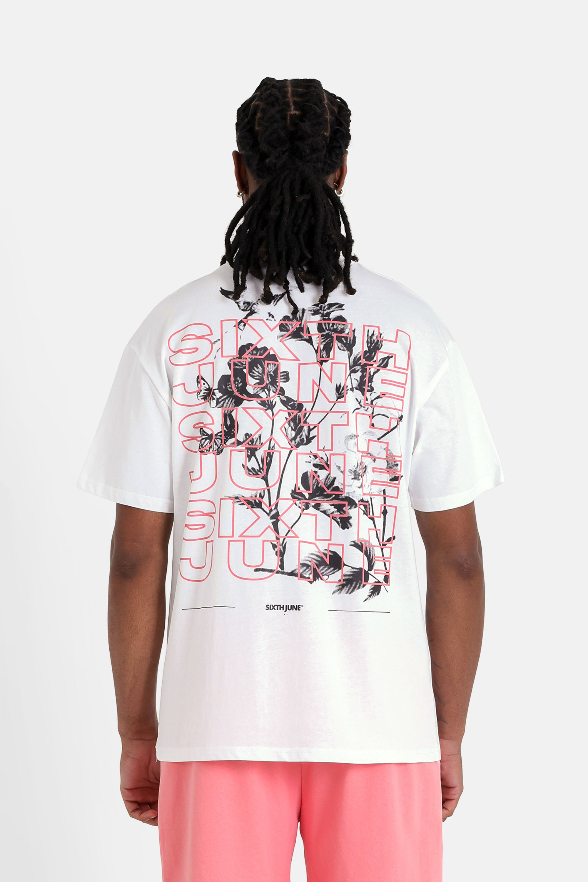 FLORAL printed s/s t-shirt