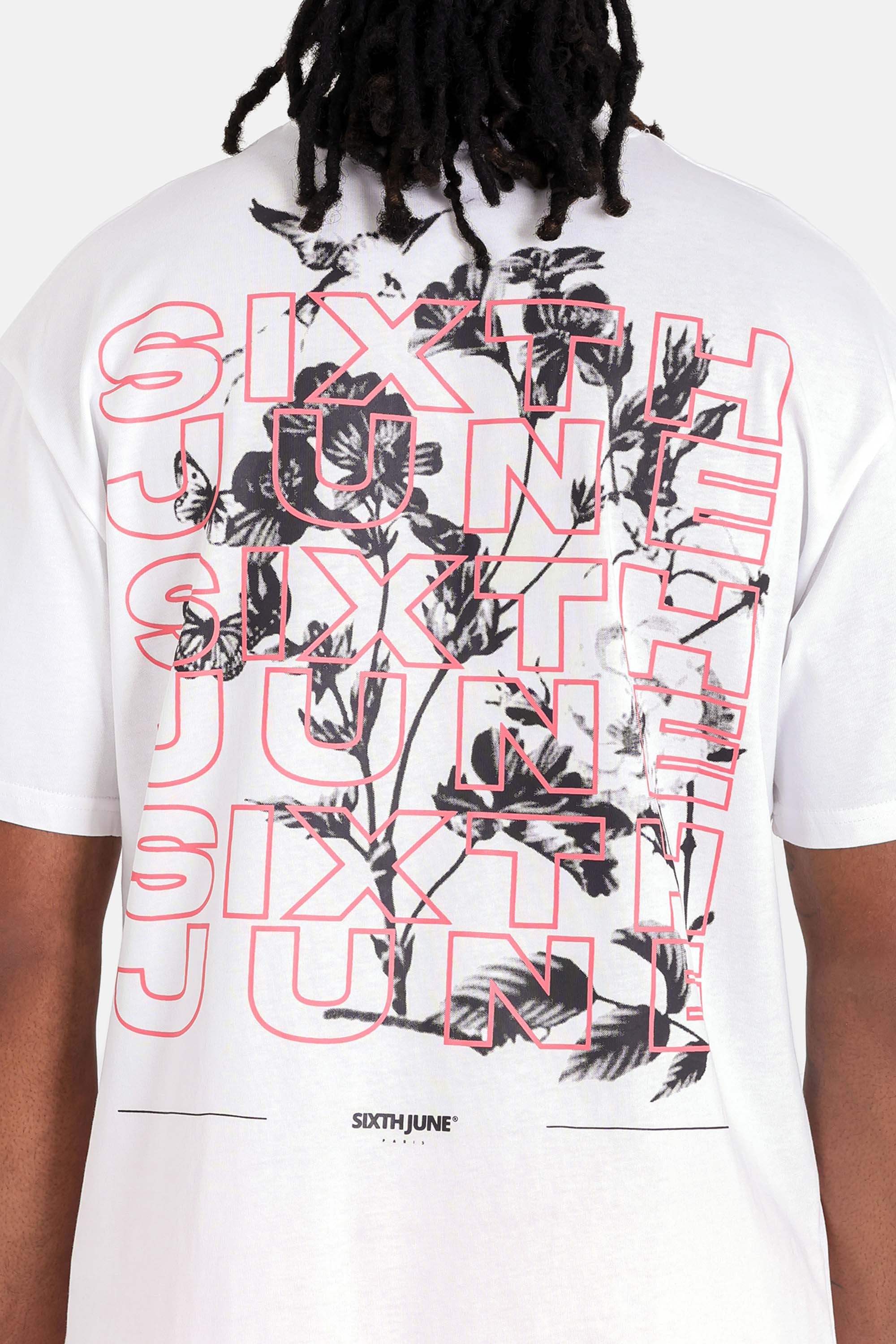 FLORAL printed s/s t-shirt