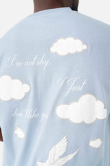 Sky-T-Shirt Hellblau
