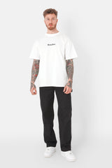 Crew embroidery t-shirt White