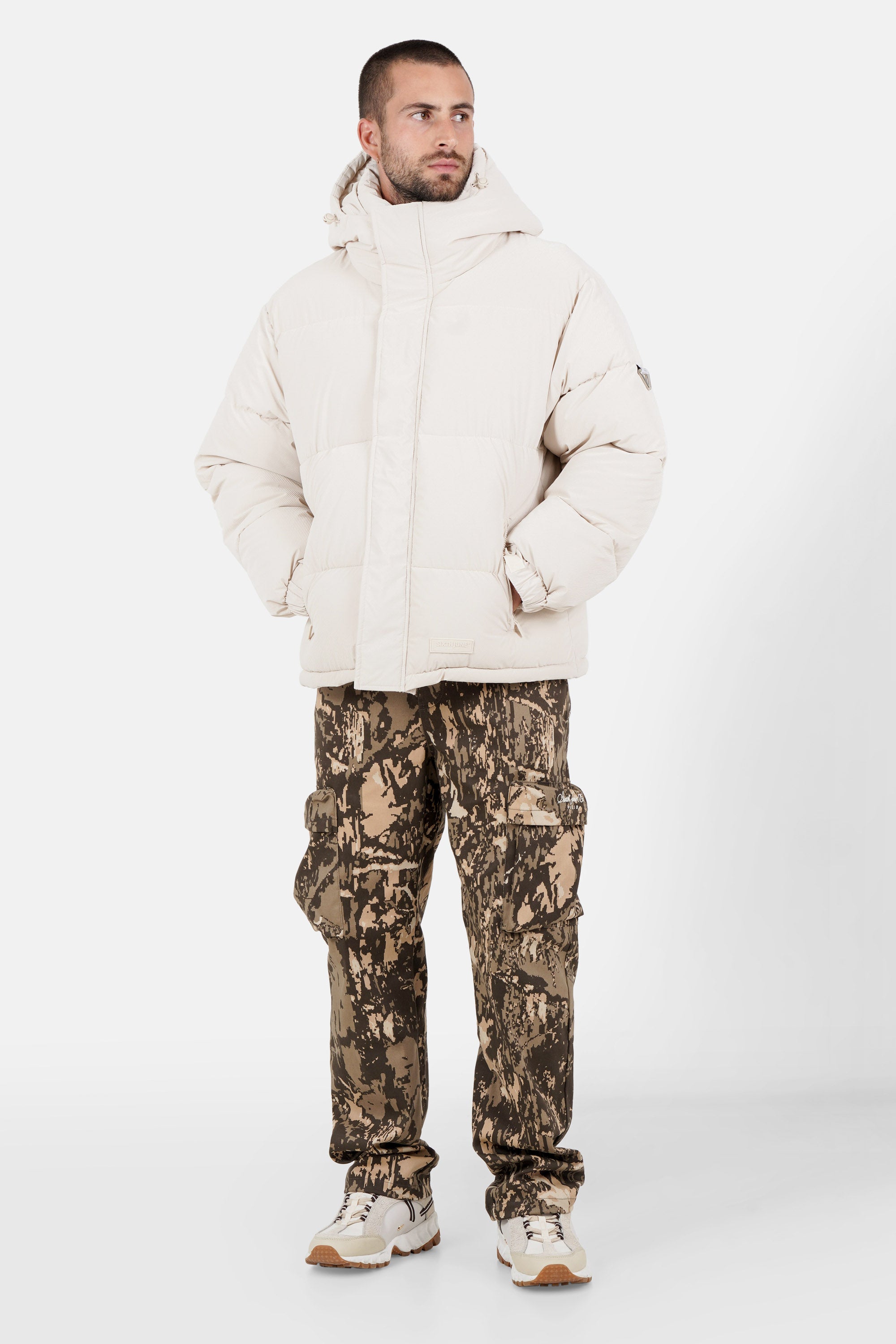 IRIDESCENT puffer jacket