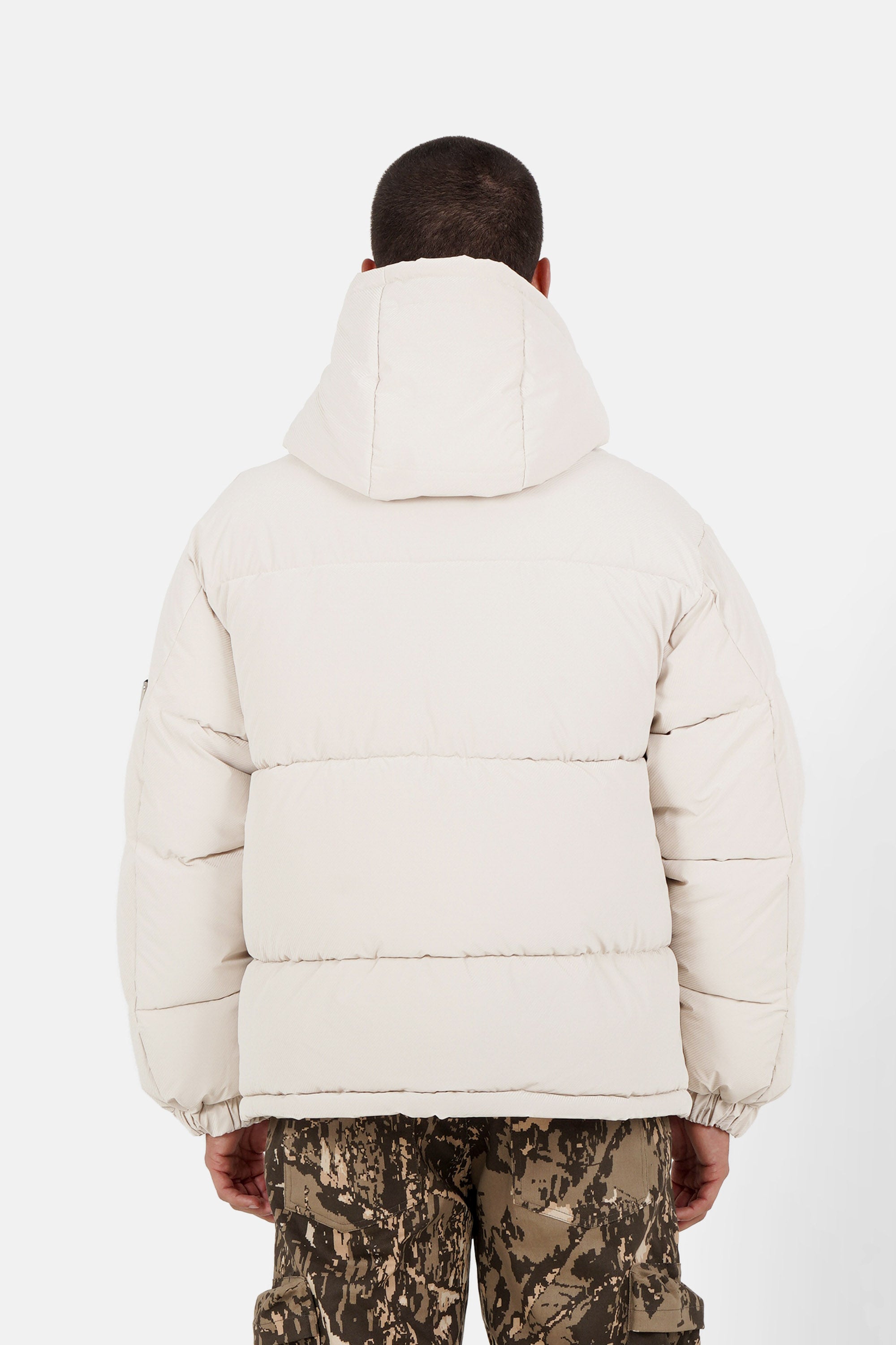 IRIDESCENT puffer jacket