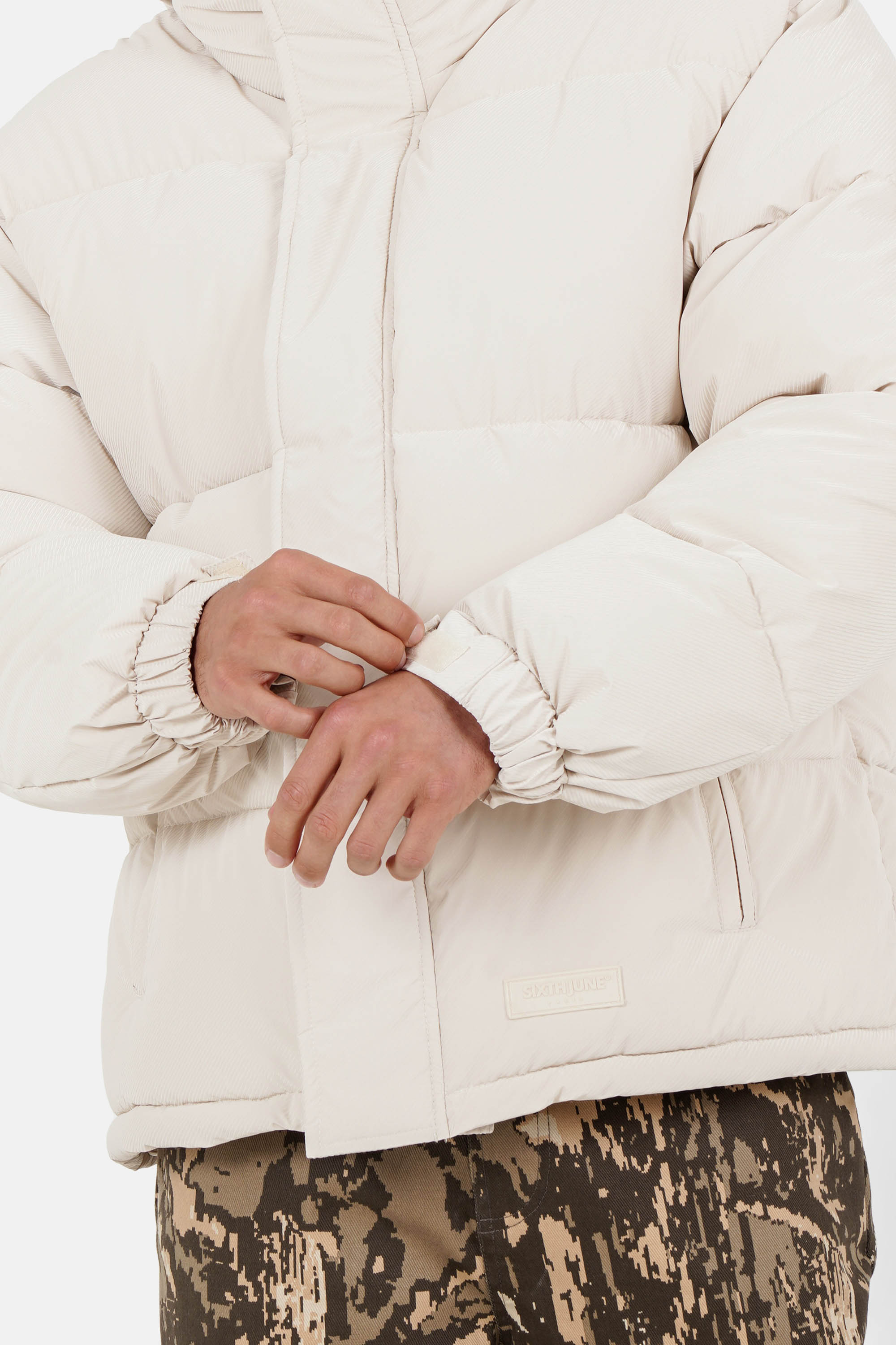 IRIDESCENT puffer jacket