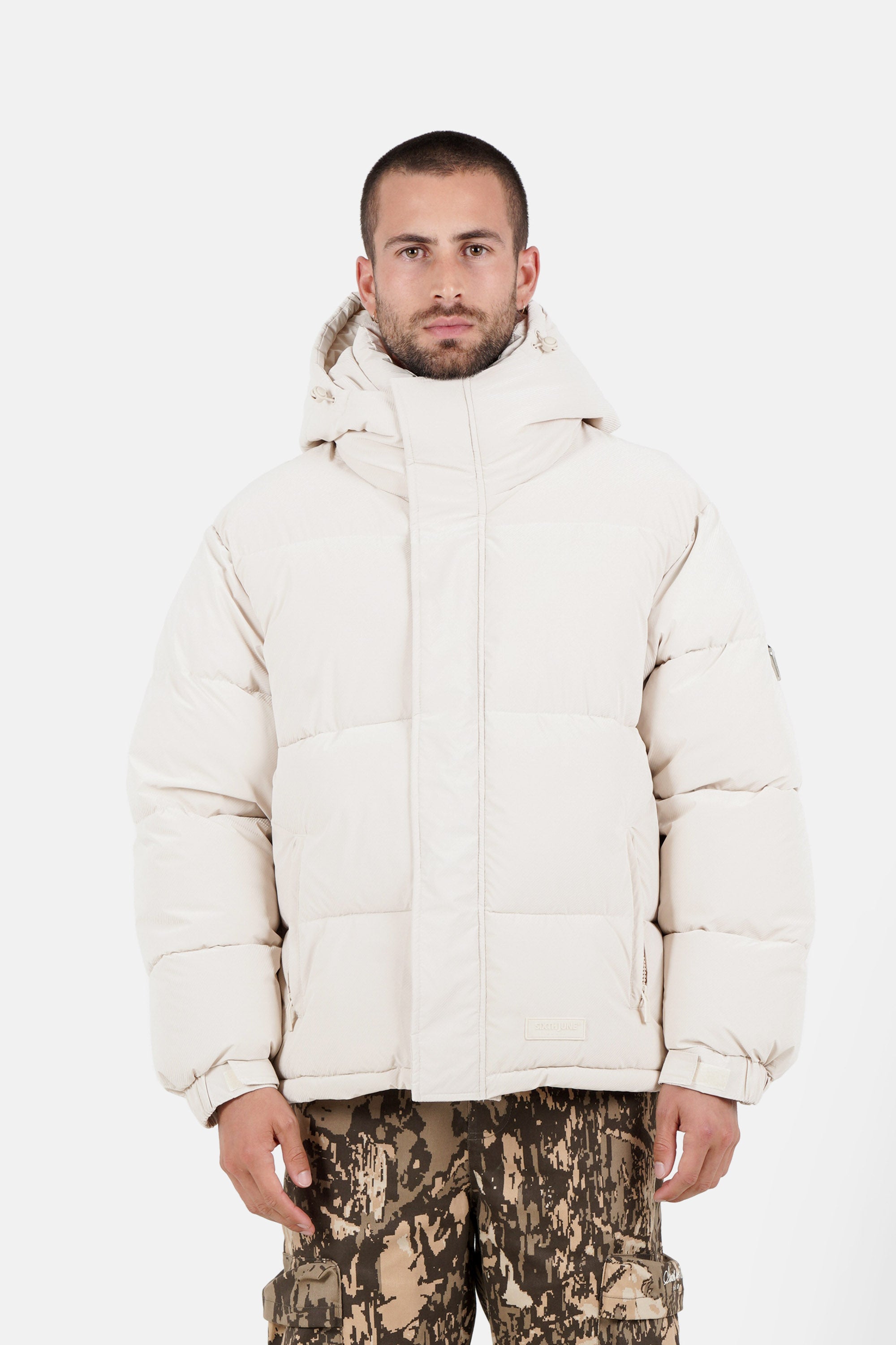 IRIDESCENT puffer jacket