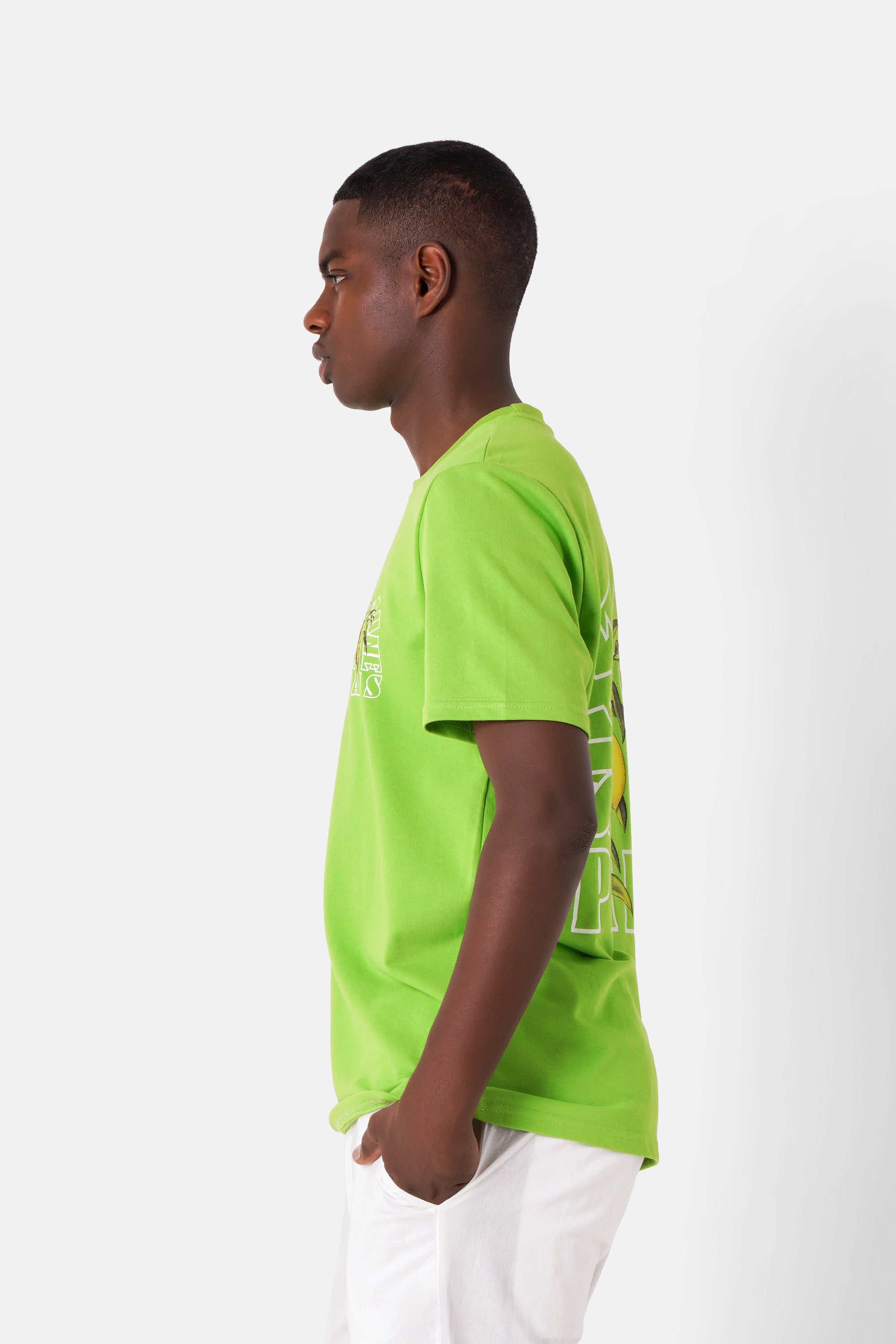 Fruit logo printed t-shirt Green