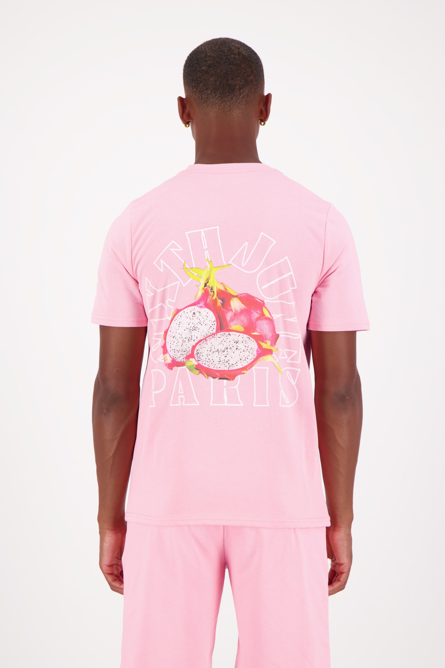 T-shirt imprimé logo fruit Rose