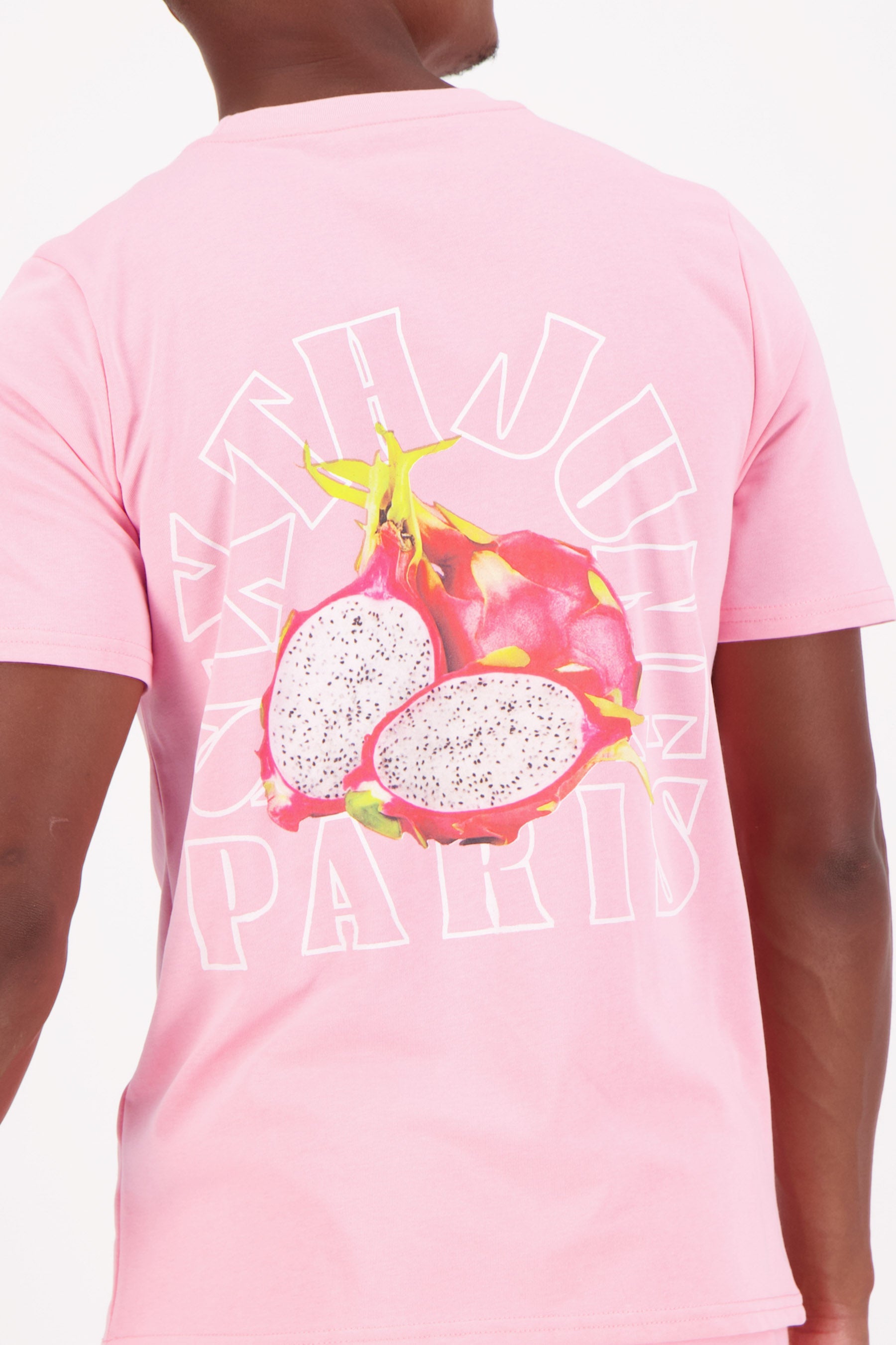 T-shirt imprimé logo fruit Rose