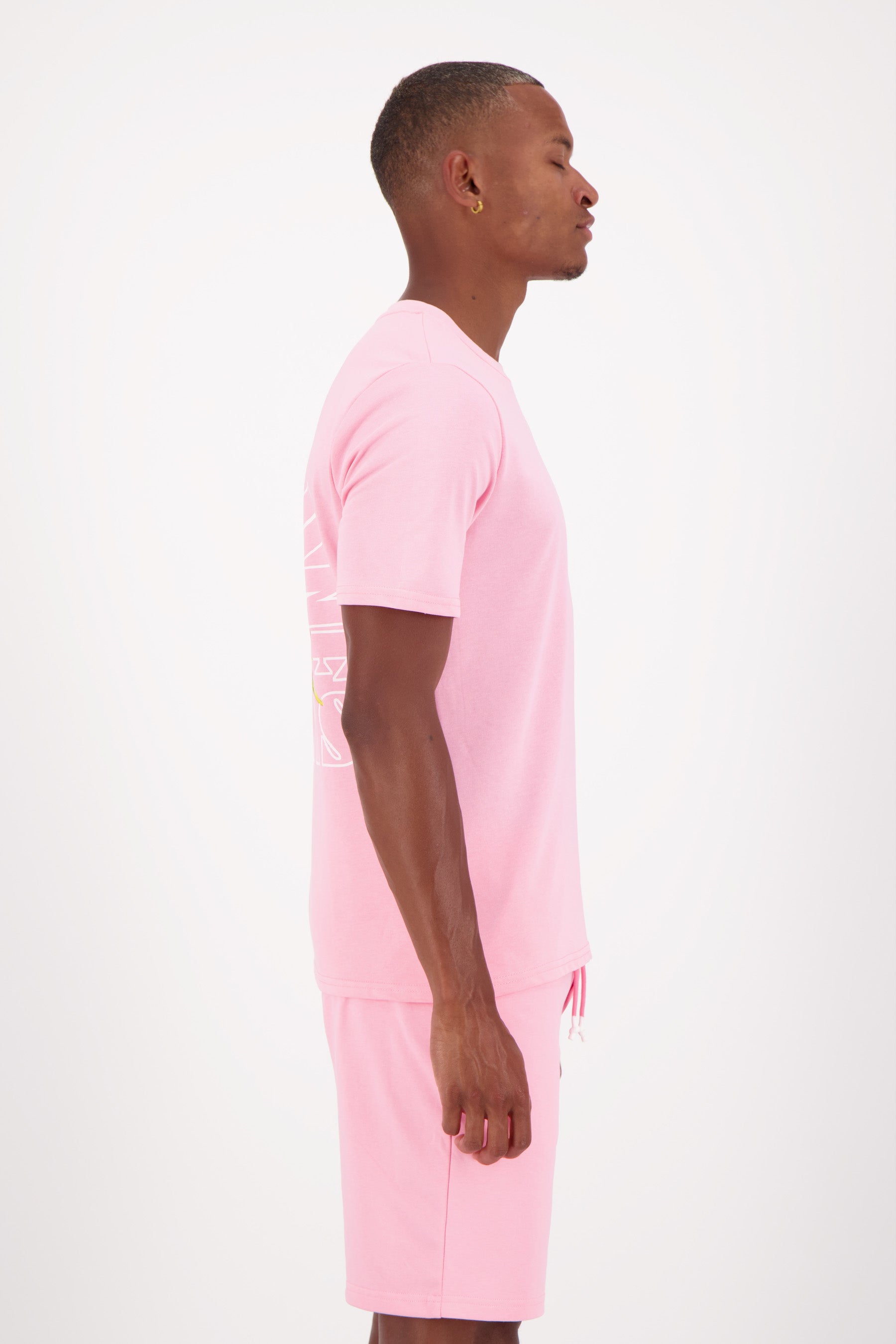 T-shirt imprimé logo fruit Rose