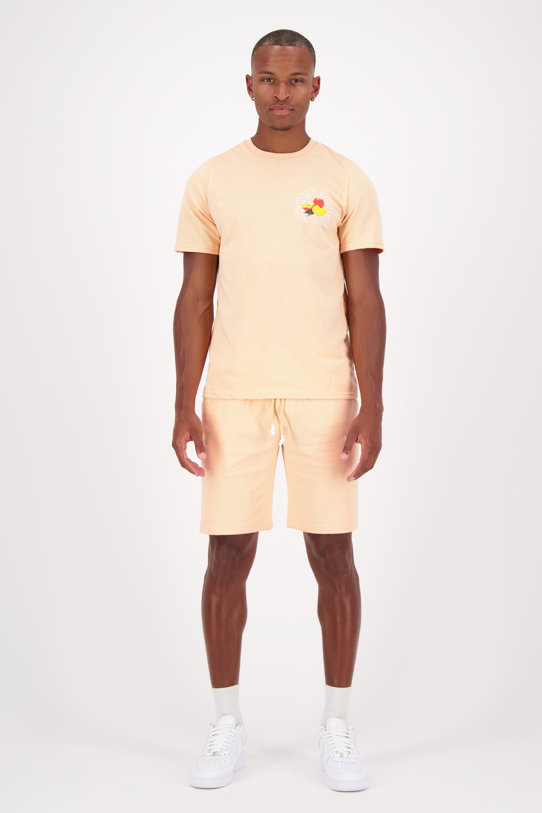 T-shirt imprimé logo fruit Orange