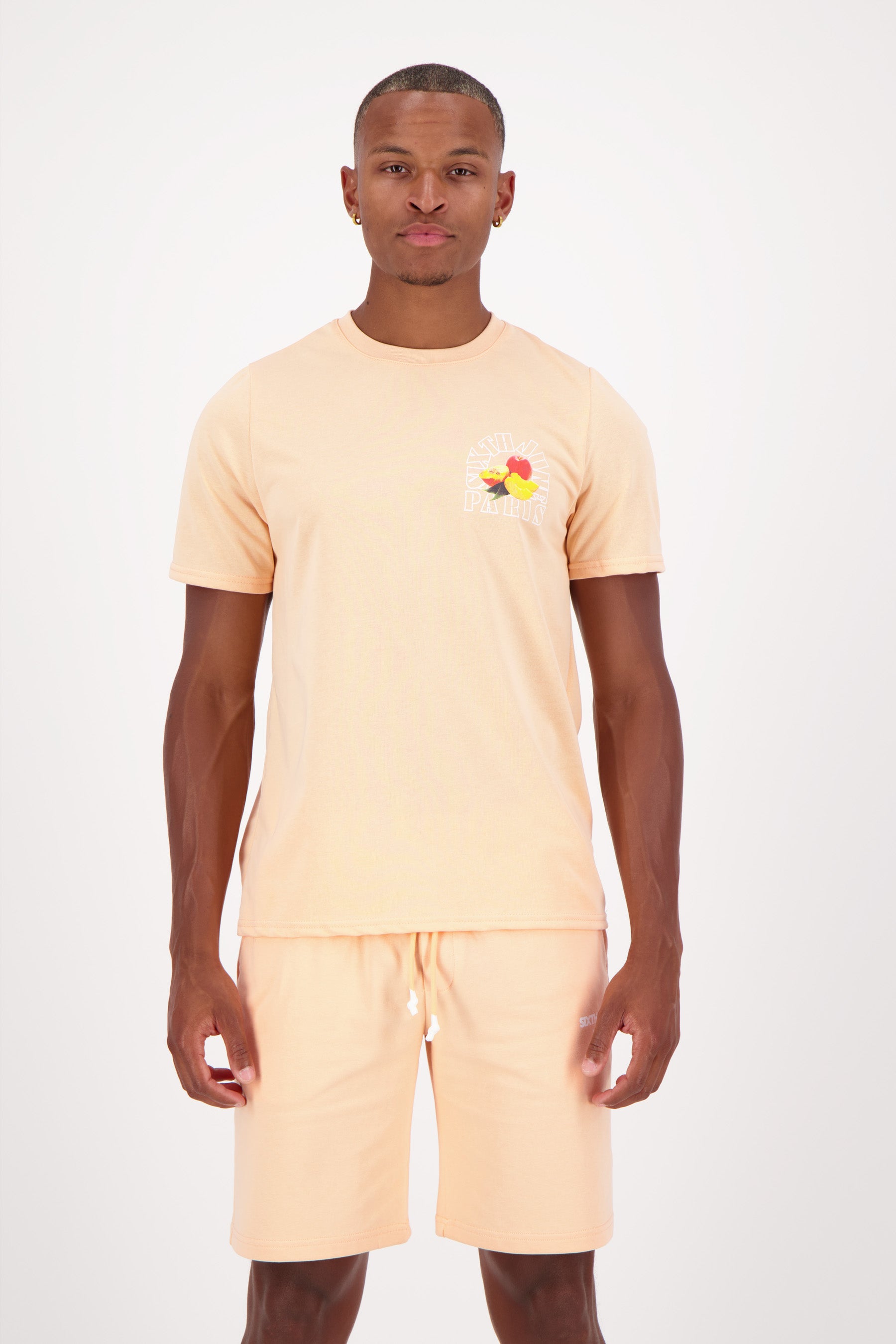 T-shirt imprimé logo fruit Orange