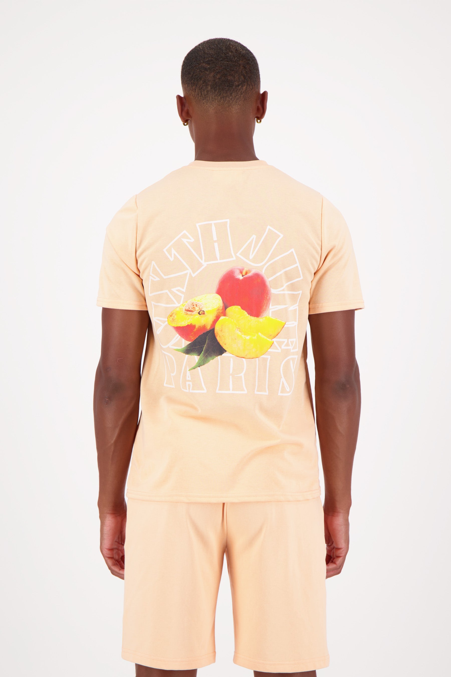 T-shirt imprimé logo fruit Orange