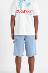 Short jean carpenter Bleu clair