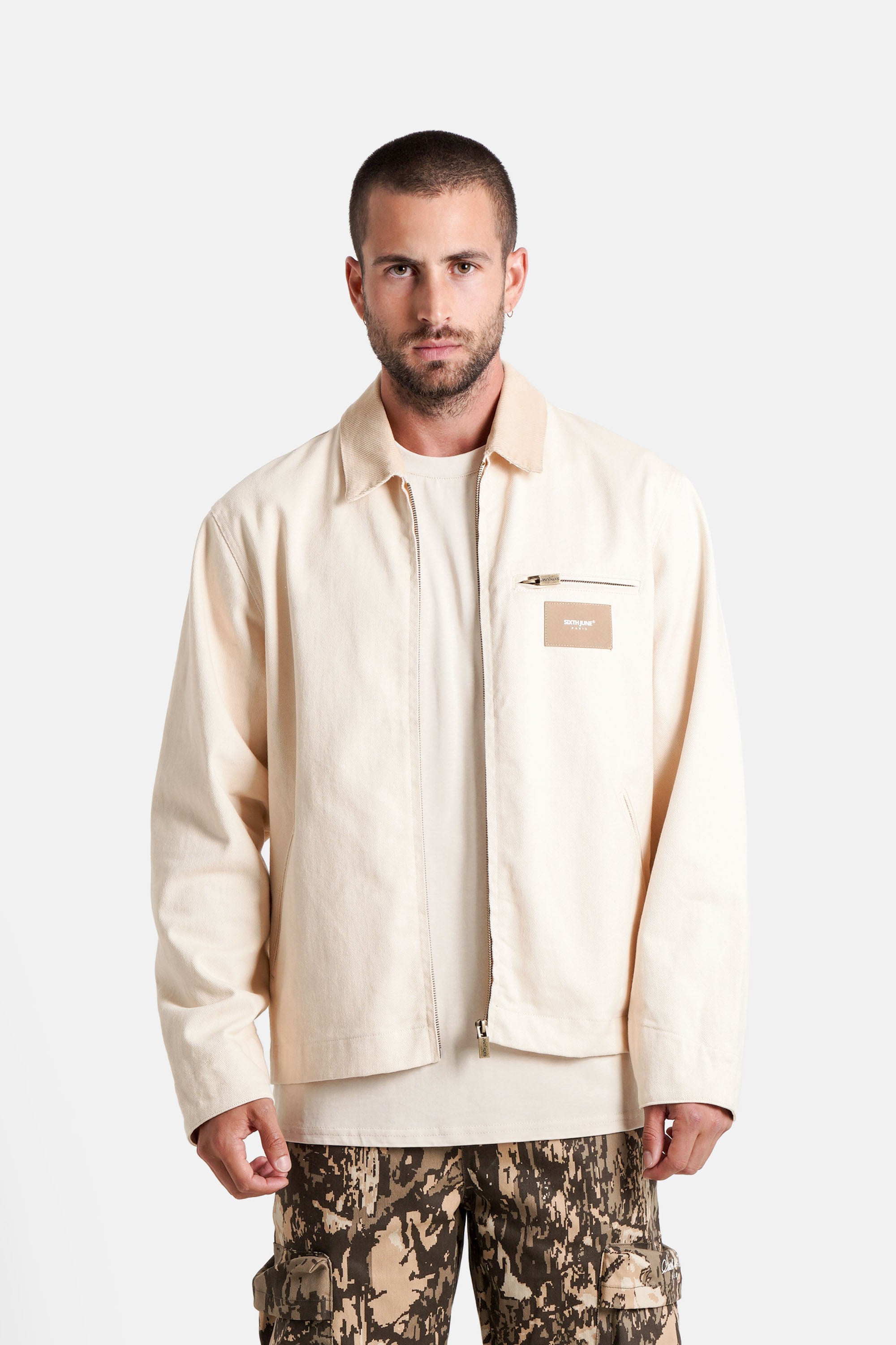 WORKWEAR velvet collar jacket