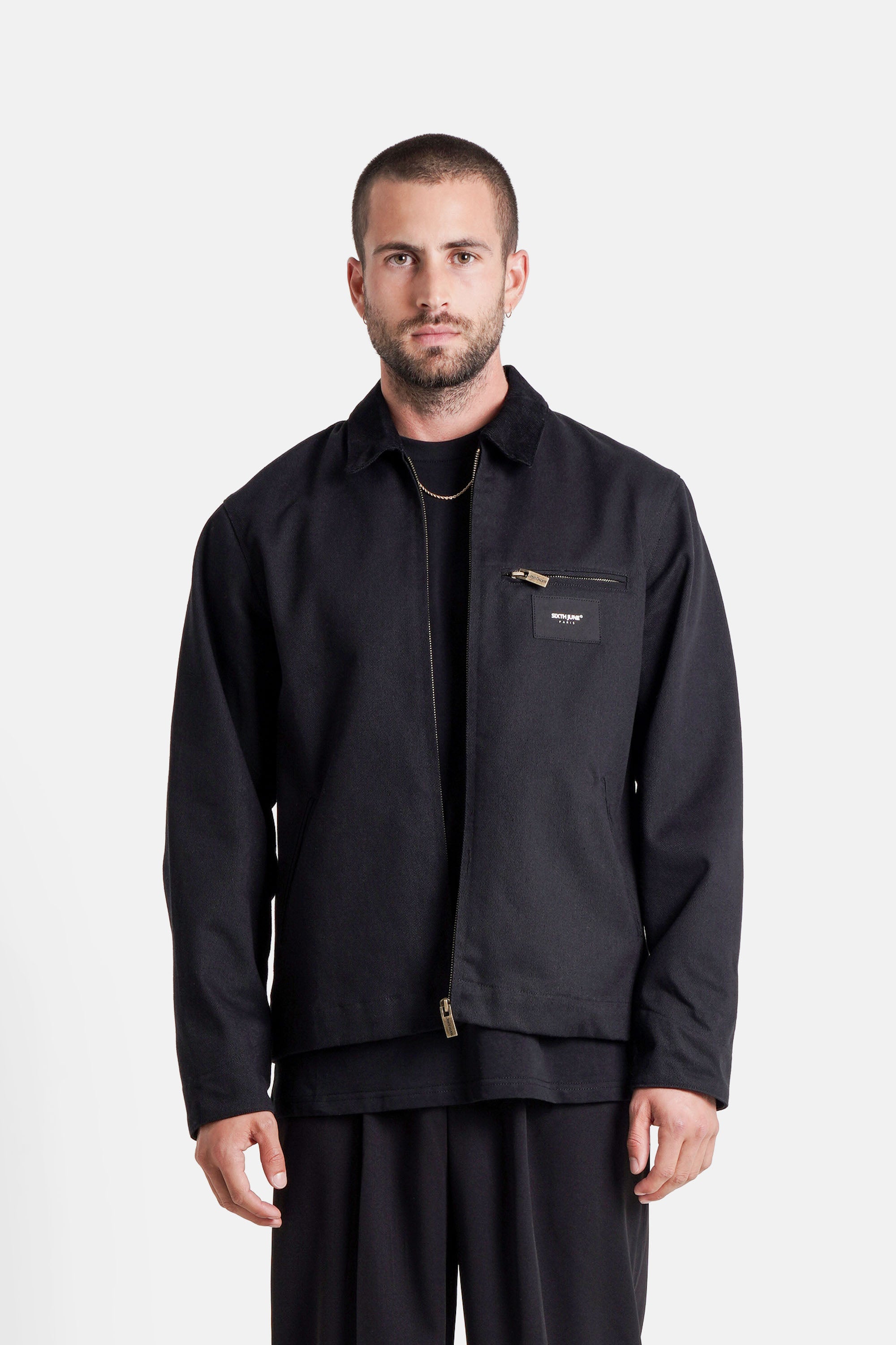 WORKWEAR velvet collar jacket