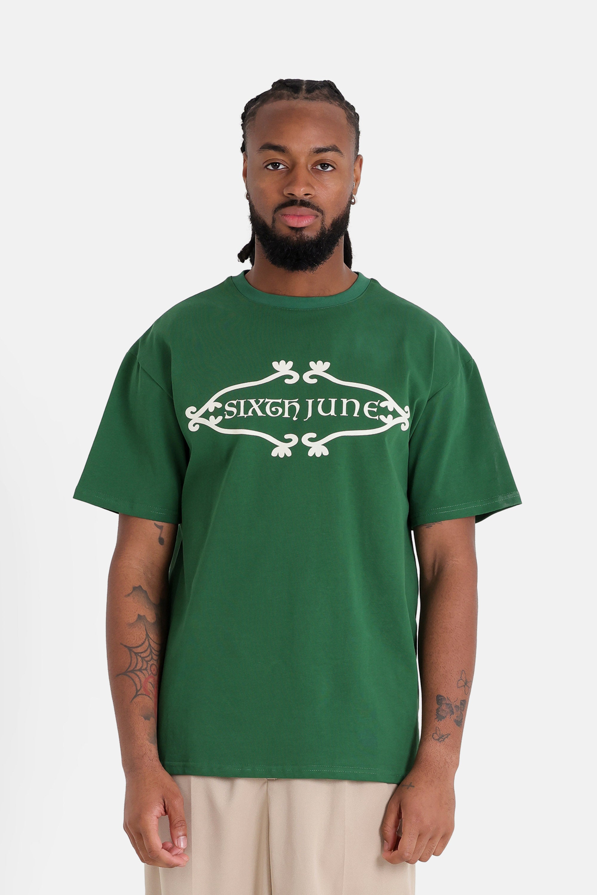 T-shirt imprimé celtique Vert foncé