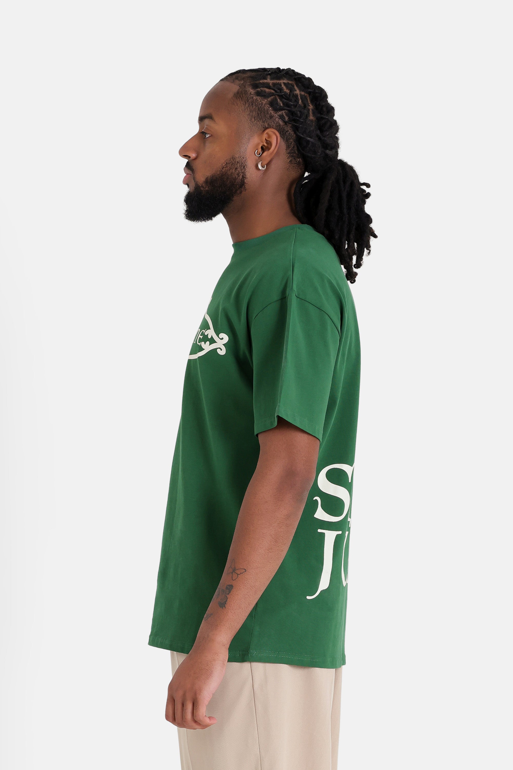 T-shirt imprimé celtique Vert foncé