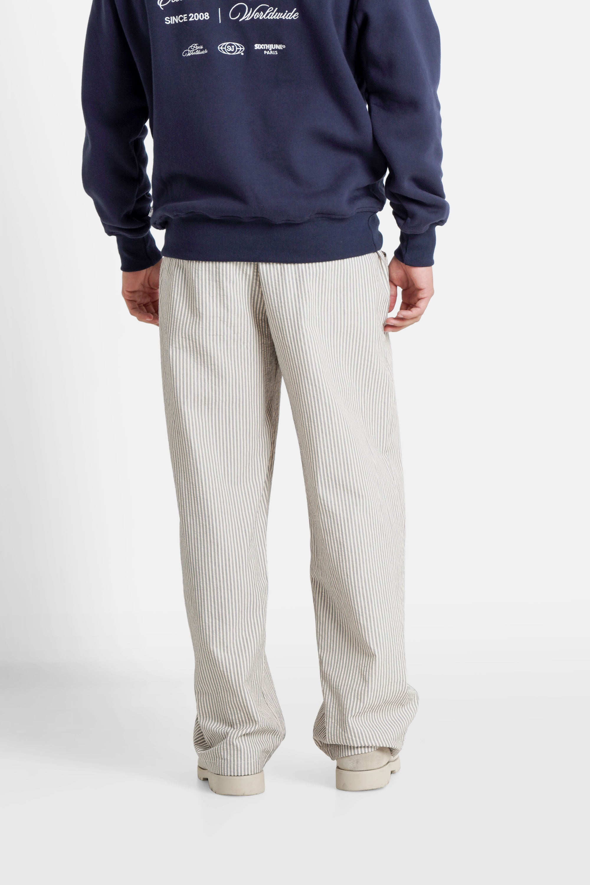 STRIPES textured pant