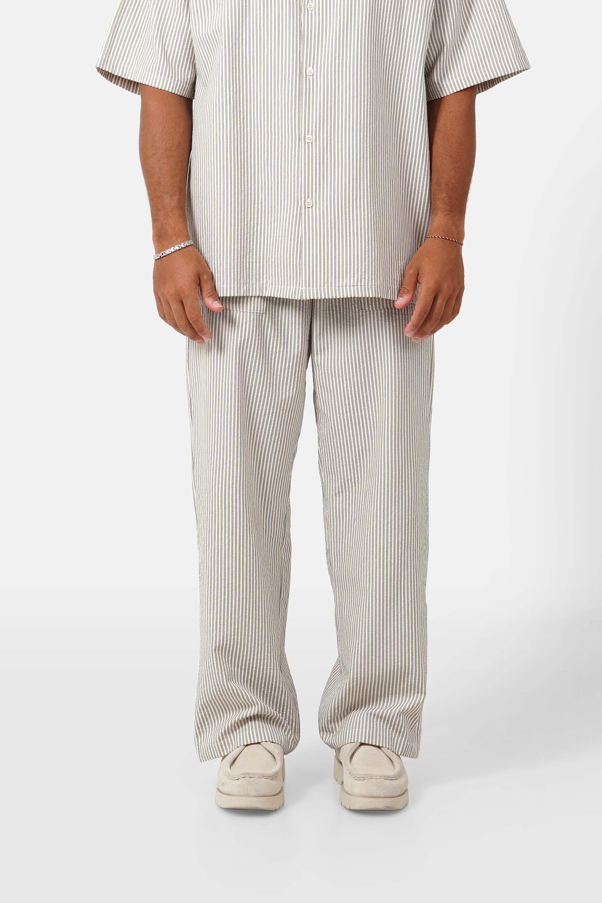 STRIPES textured pant