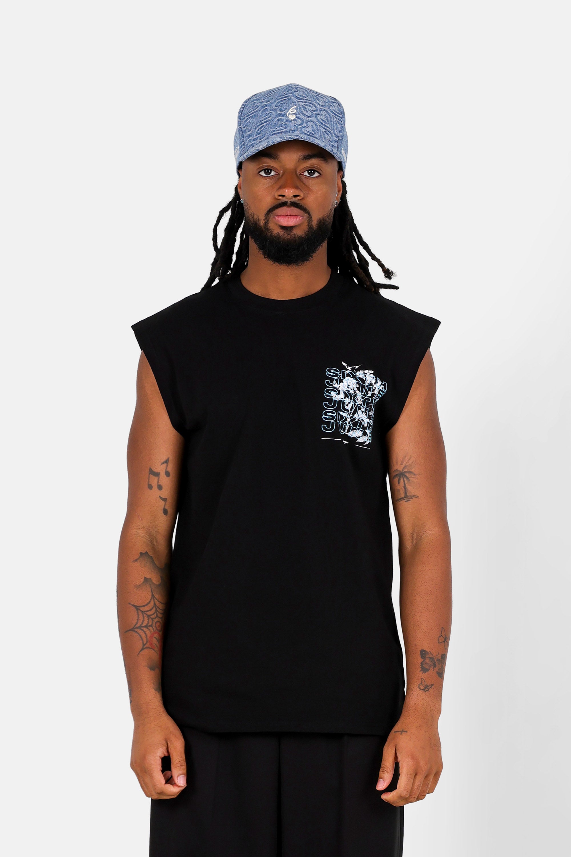 FLOWER printed tank top