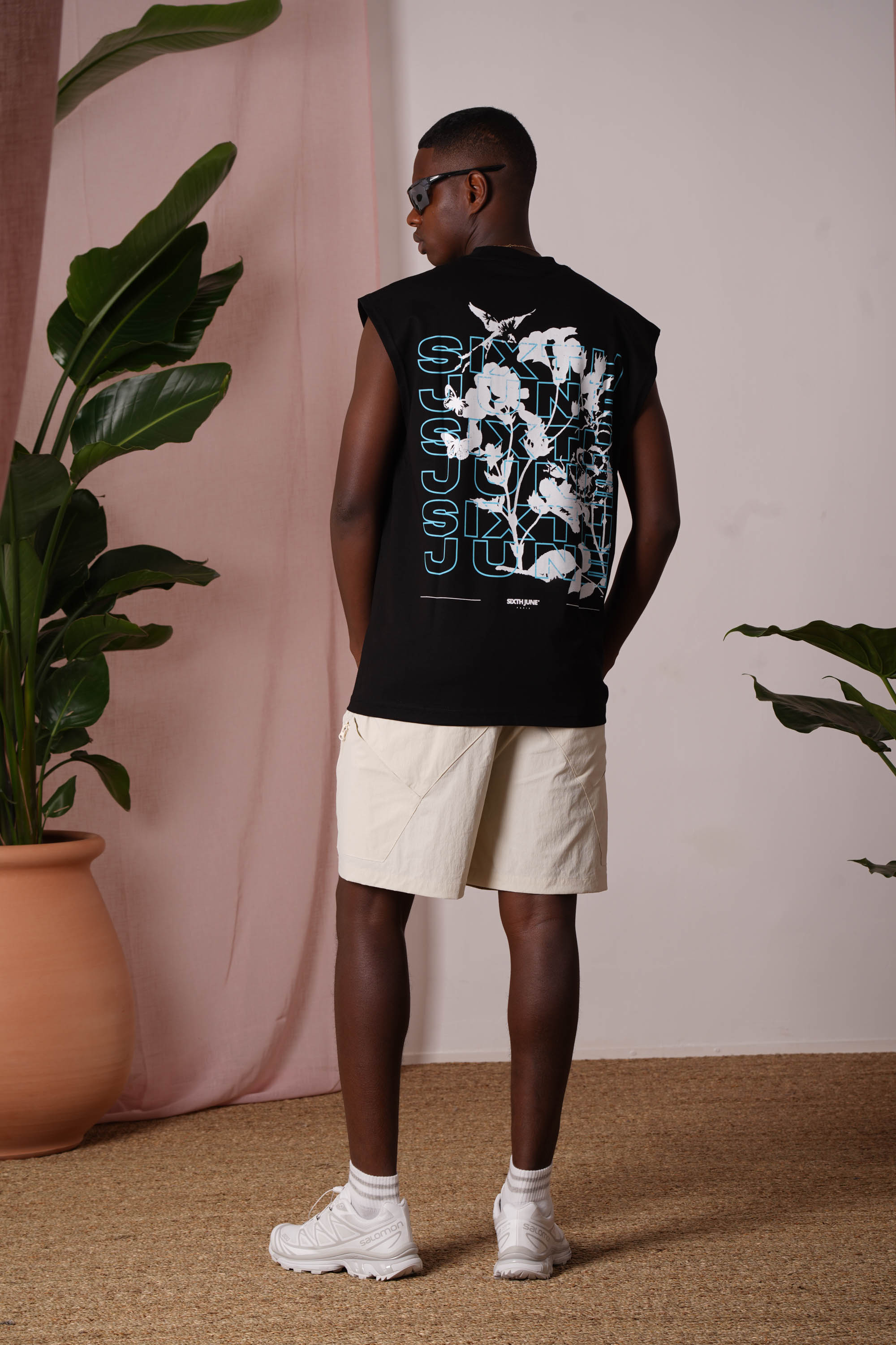 FLOWER printed tank top