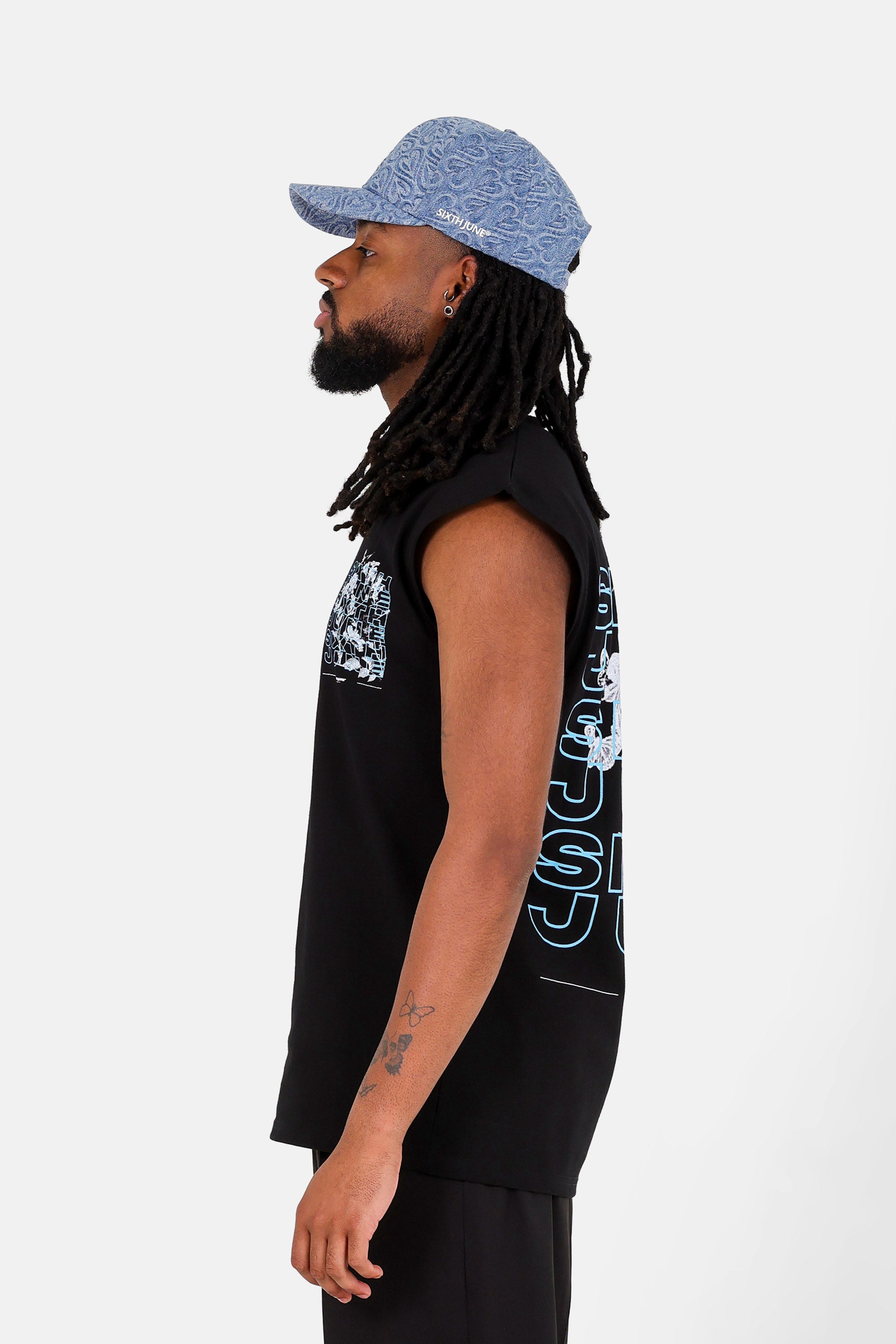 FLOWER printed tank top